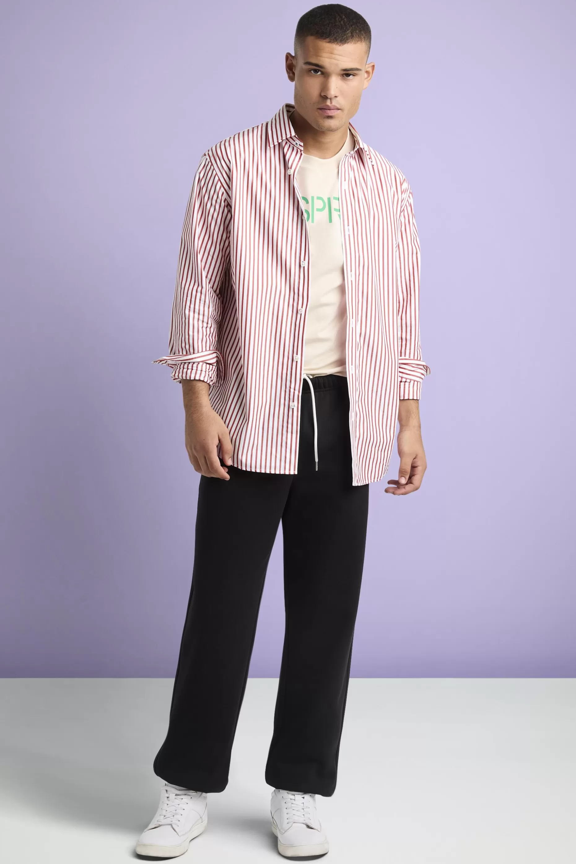 ESPRIT Striped Cotton-Poplin Shirt at our Online Shop *Men Premium Picks
