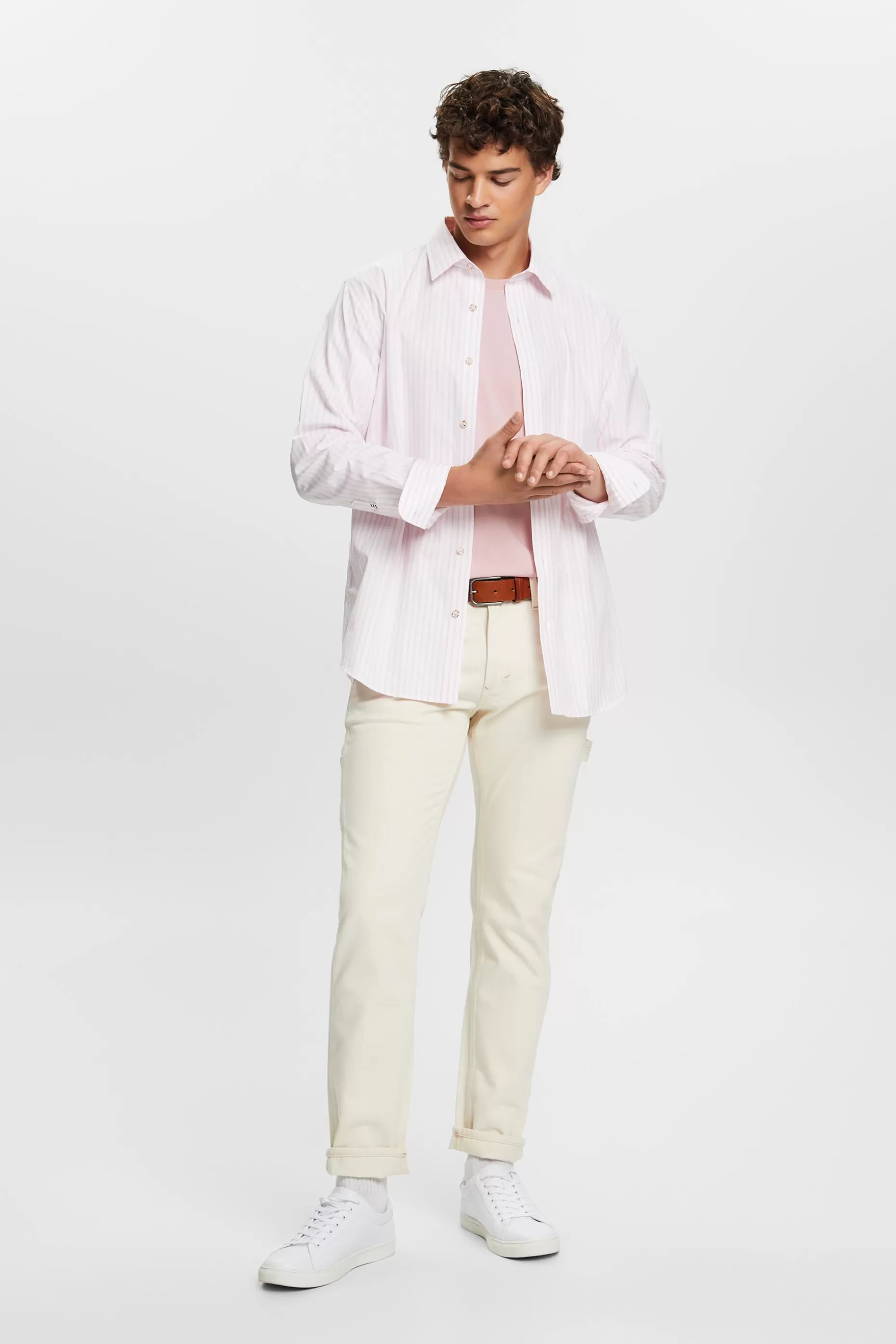 ESPRIT Striped Cotton-Poplin Shirt at our Online Shop *Men Premium Picks