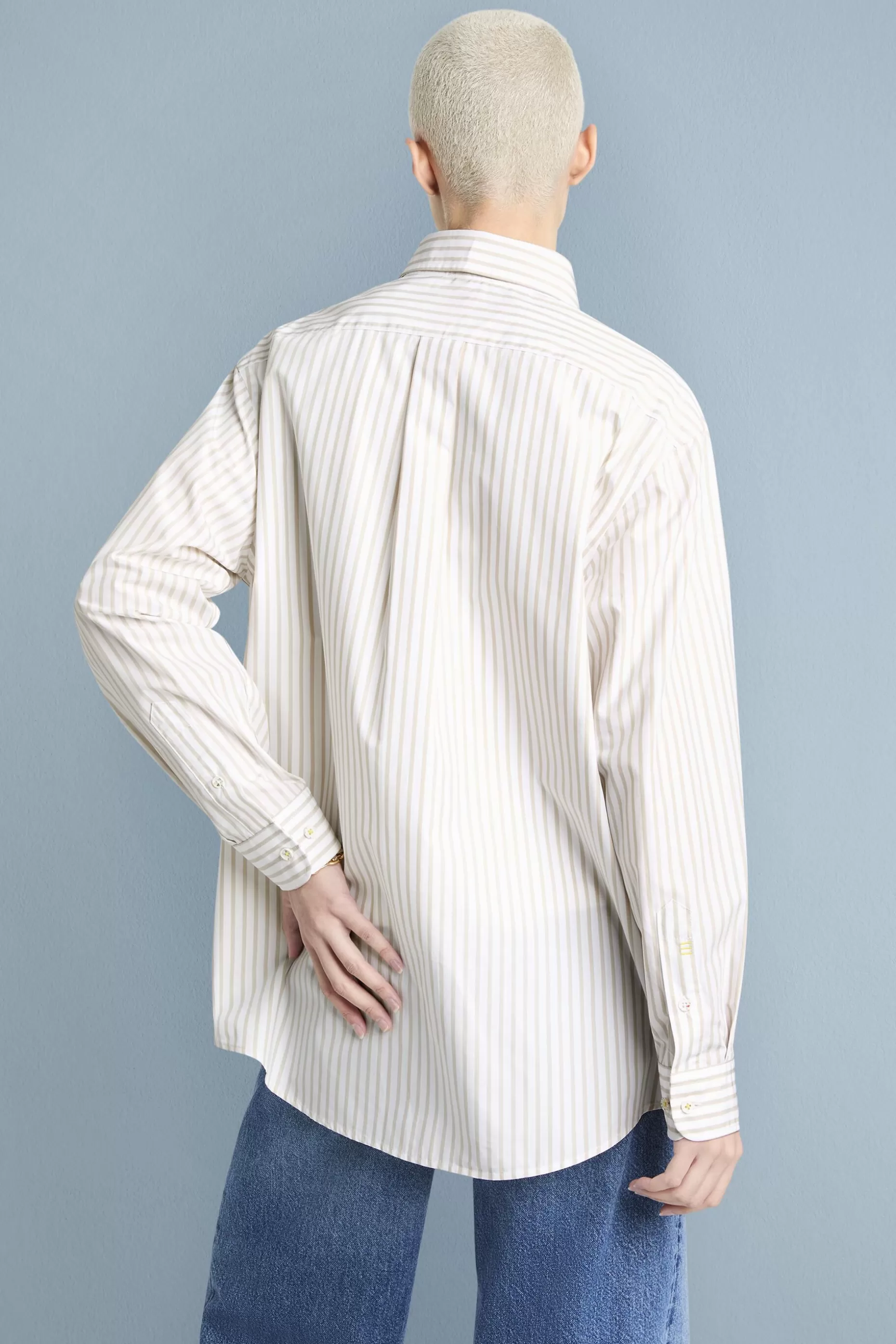 ESPRIT Striped Cotton-Poplin Shirt at our Online Shop *Women Shirts + Blouses