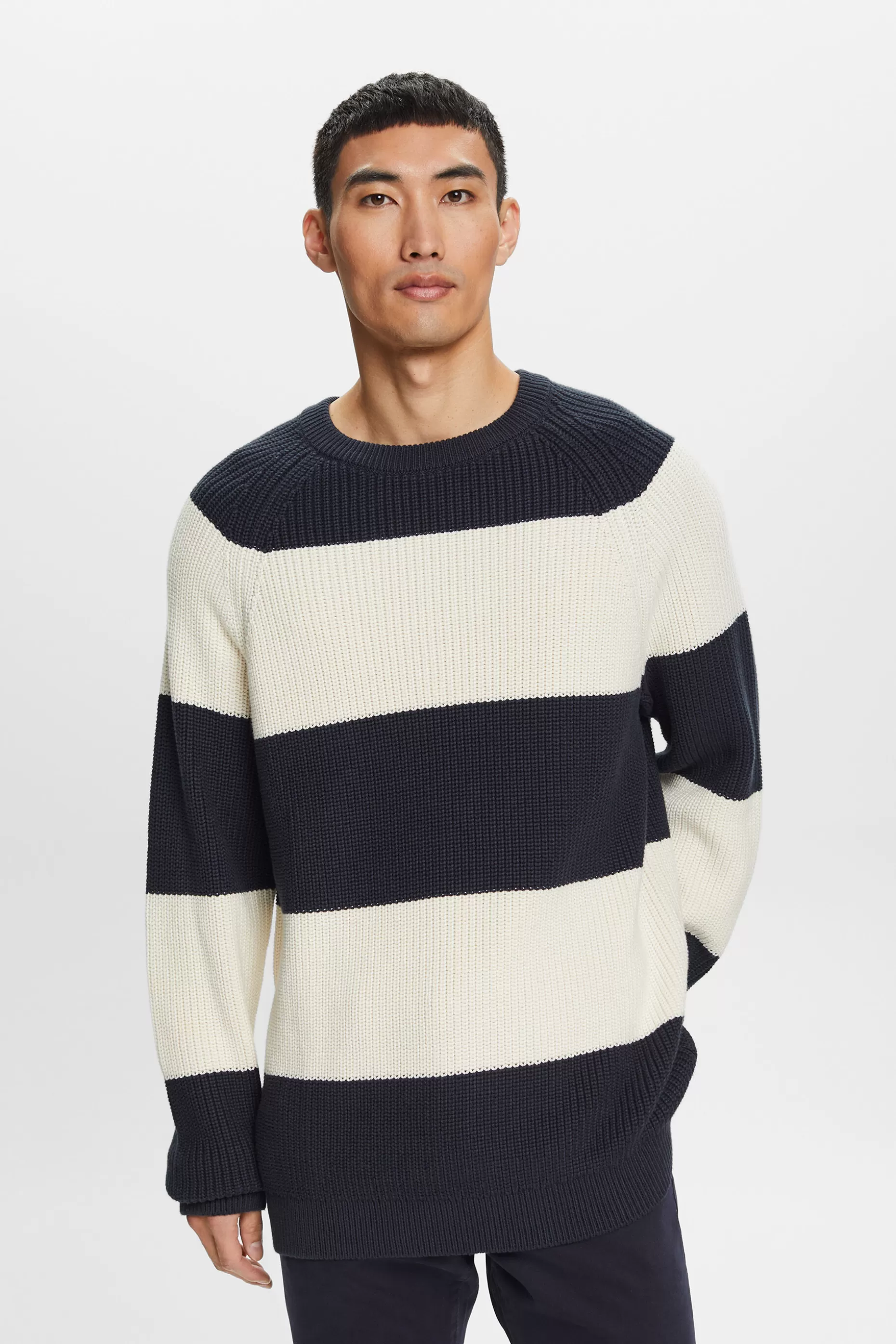 ESPRIT Striped Crewneck Sweater at our Online Shop *Men Sweaters