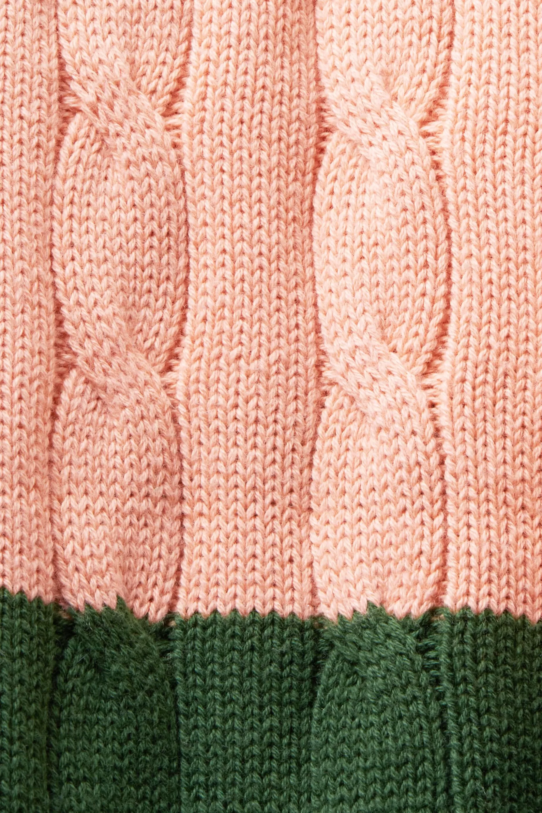 ESPRIT Striped Dolphin Logo Cable Knit Sweater at our Online Shop *Women Sweaters
