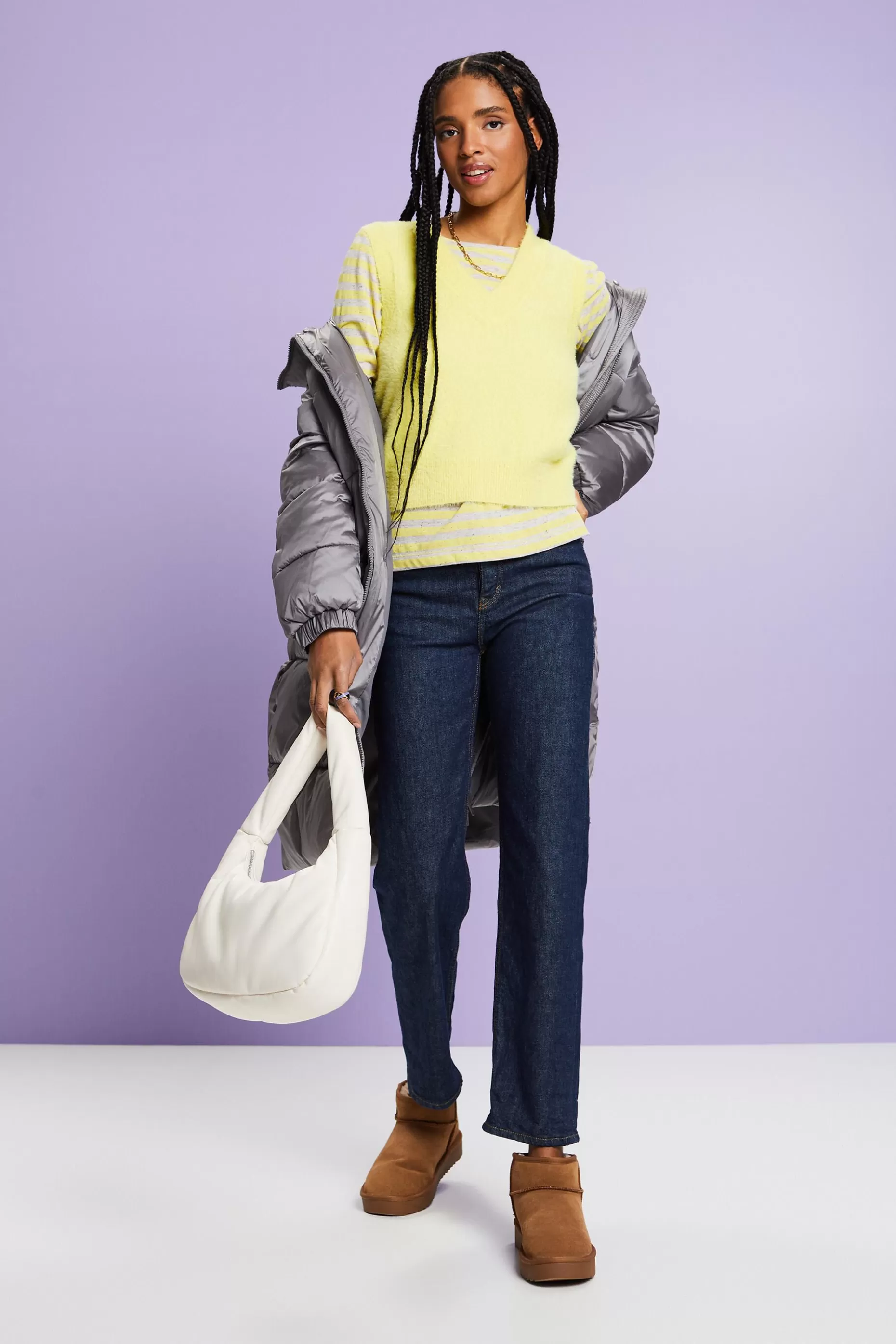 ESPRIT Striped Jersey Long Sleeve Top at our Online Shop *Women T-Shirts + Tops