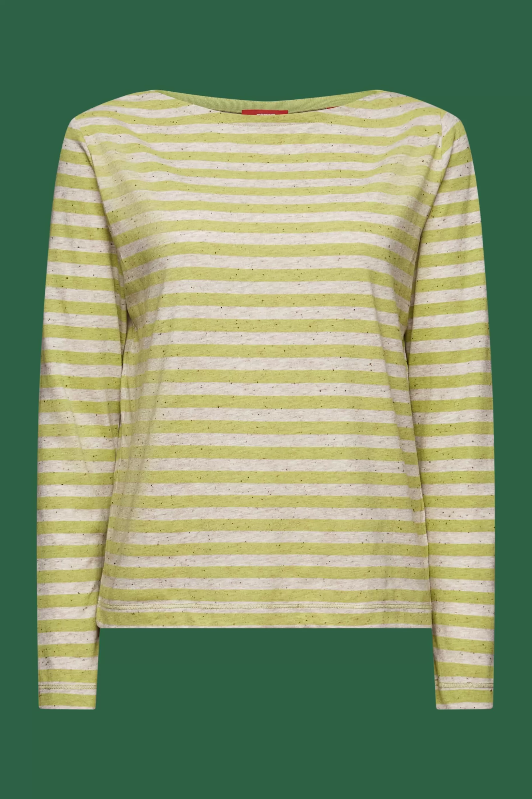 ESPRIT Striped Jersey Long Sleeve Top at our Online Shop *Women T-Shirts + Tops