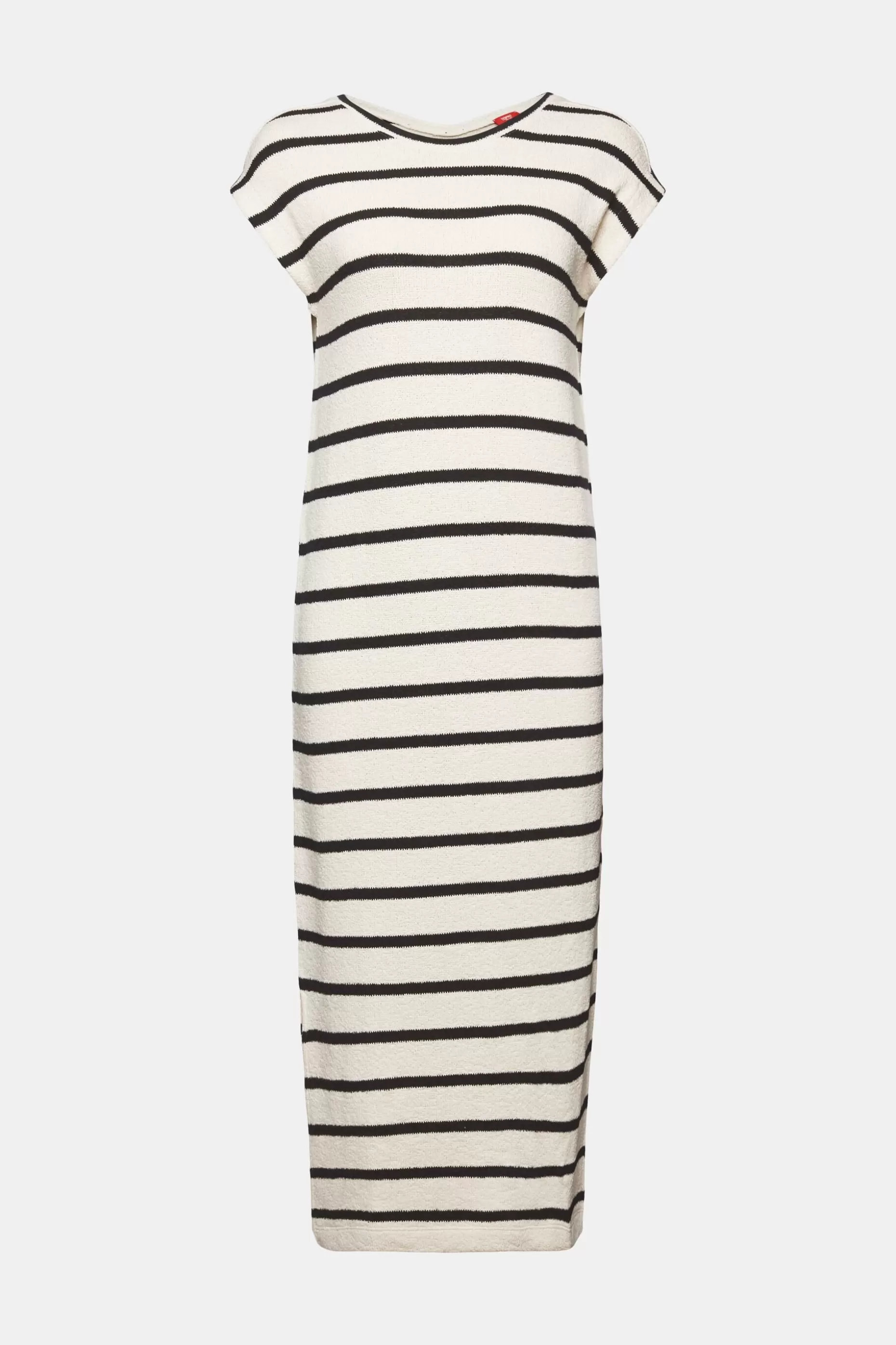 ESPRIT Striped Knit Cotton Midi Dress at our Online Shop *Women Dresses + Jumpsuits