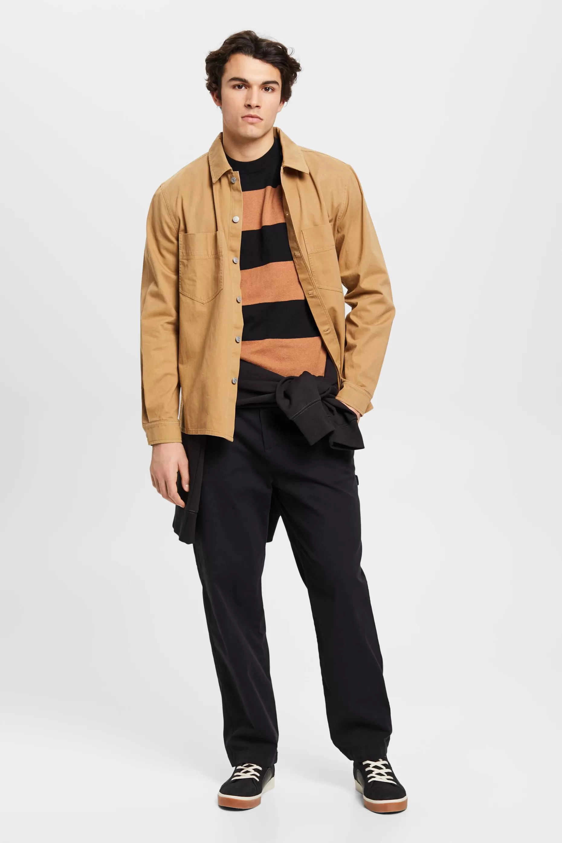 ESPRIT Striped knit jumper with cashmere at our Online Shop *Men Sweaters