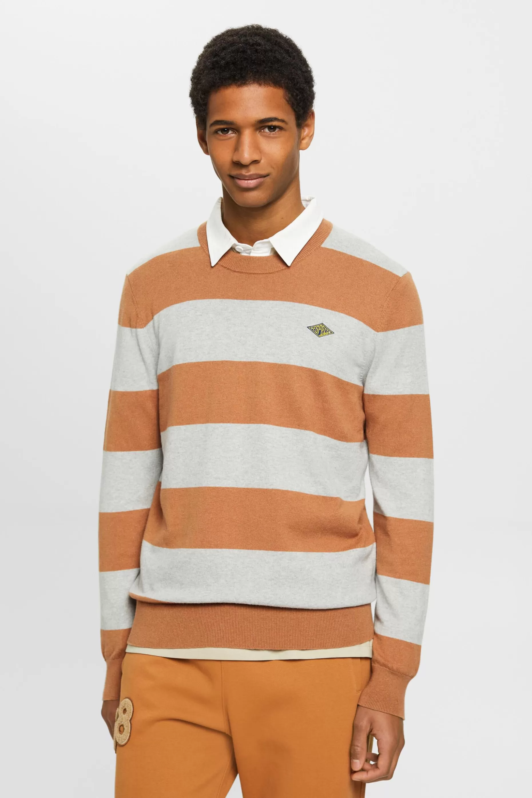 ESPRIT Striped knit jumper with cashmere at our Online Shop *Men Sweaters