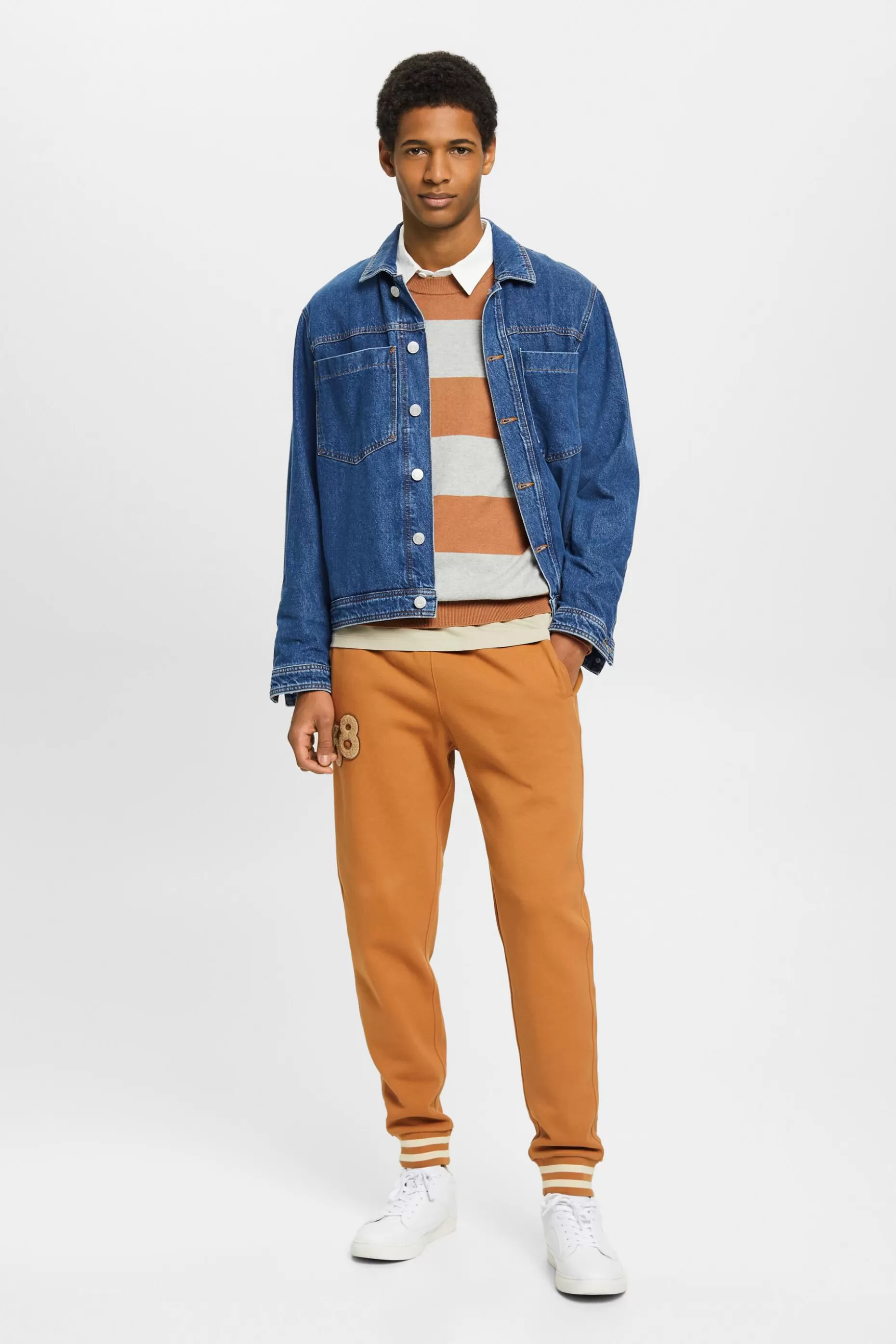 ESPRIT Striped knit jumper with cashmere at our Online Shop *Men Sweaters