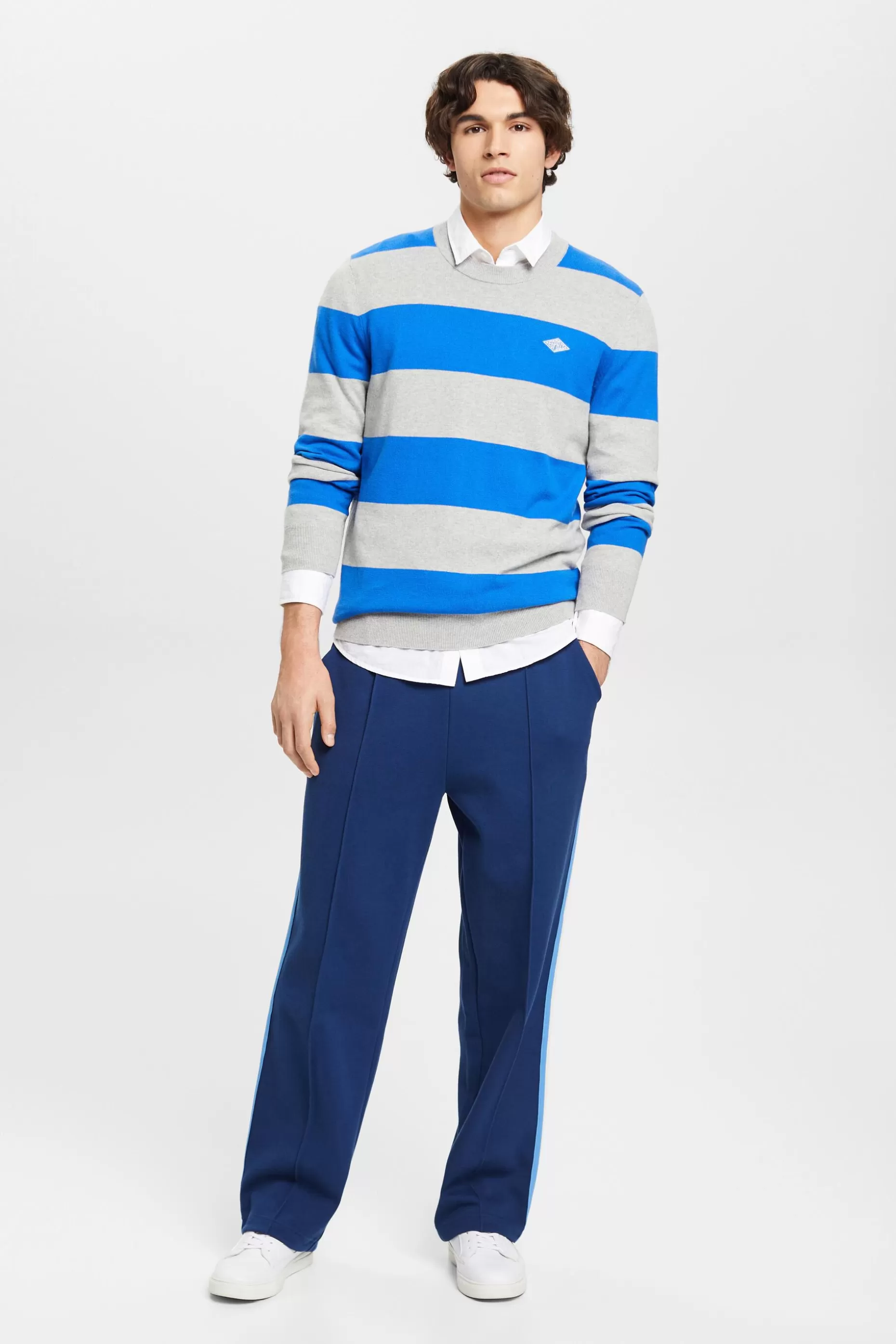 ESPRIT Striped knit jumper with cashmere at our Online Shop *Men Sweaters