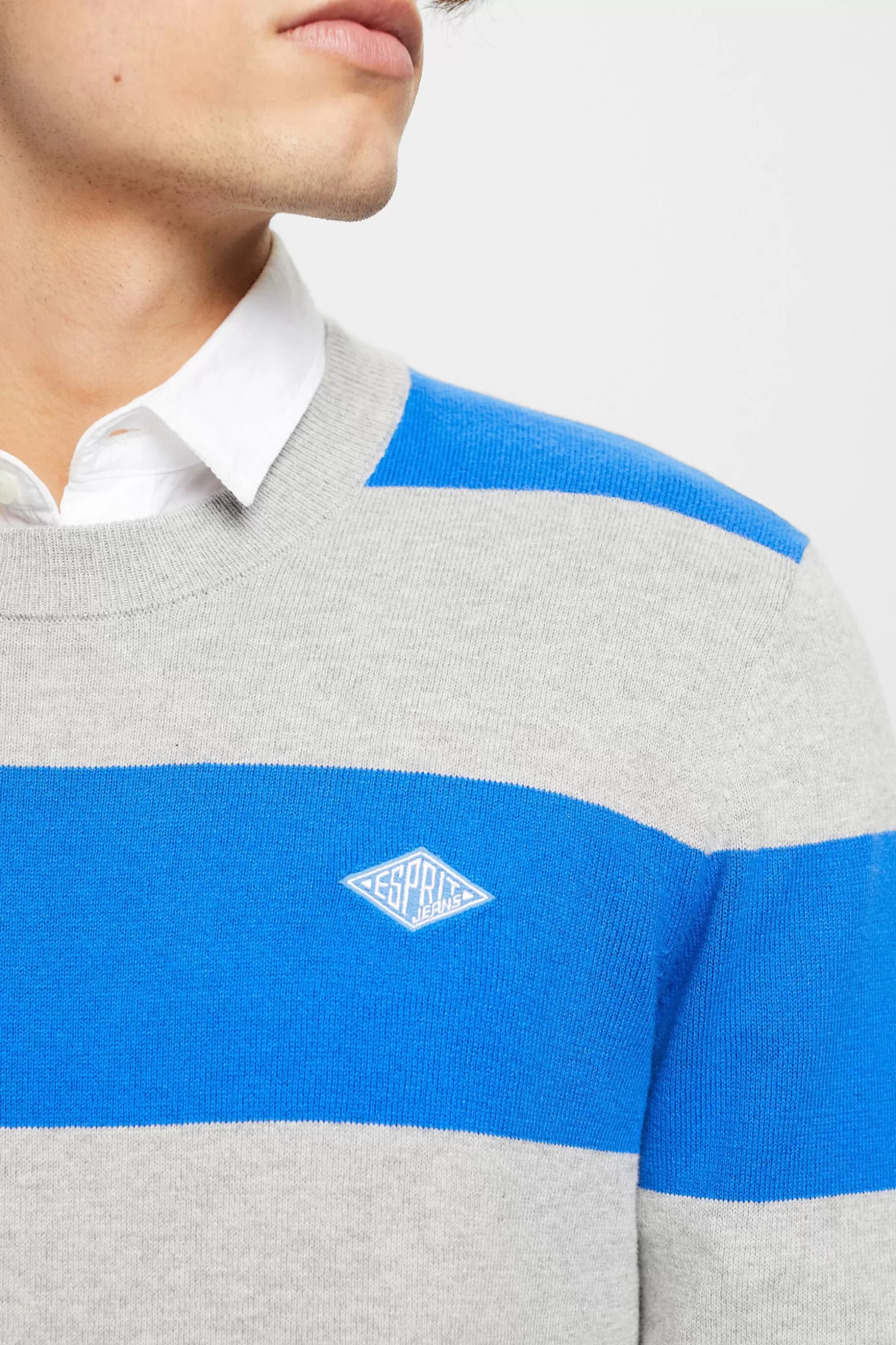 ESPRIT Striped knit jumper with cashmere at our Online Shop *Men Sweaters