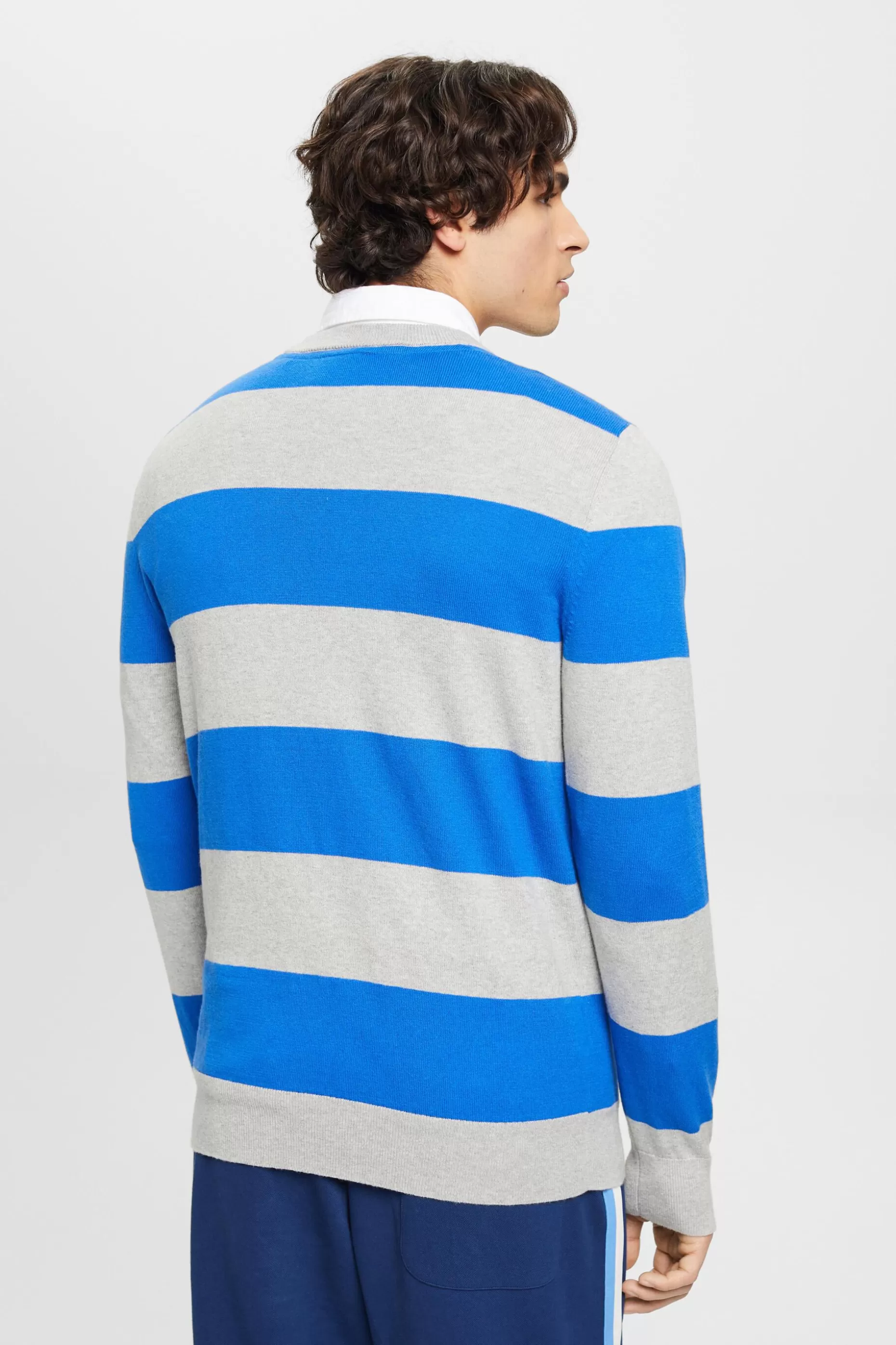 ESPRIT Striped knit jumper with cashmere at our Online Shop *Men Sweaters