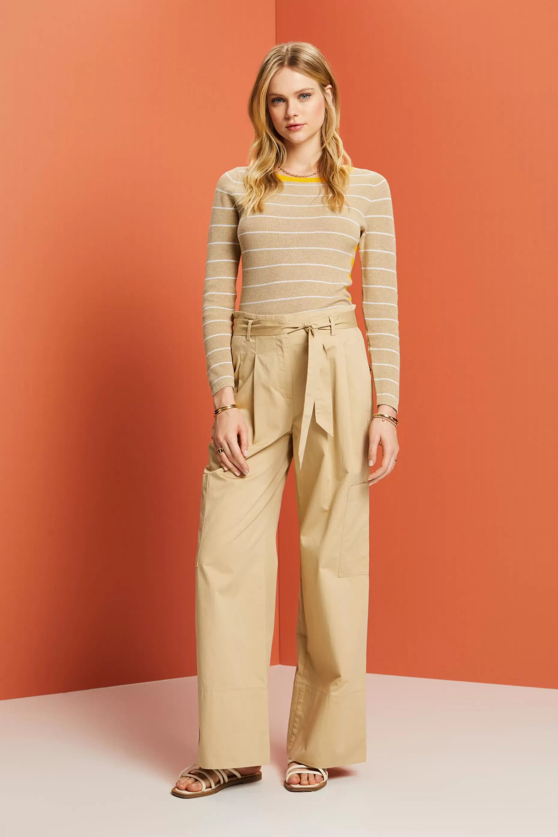 ESPRIT Striped knitted cotton jumper at our Online Shop *Women Tops