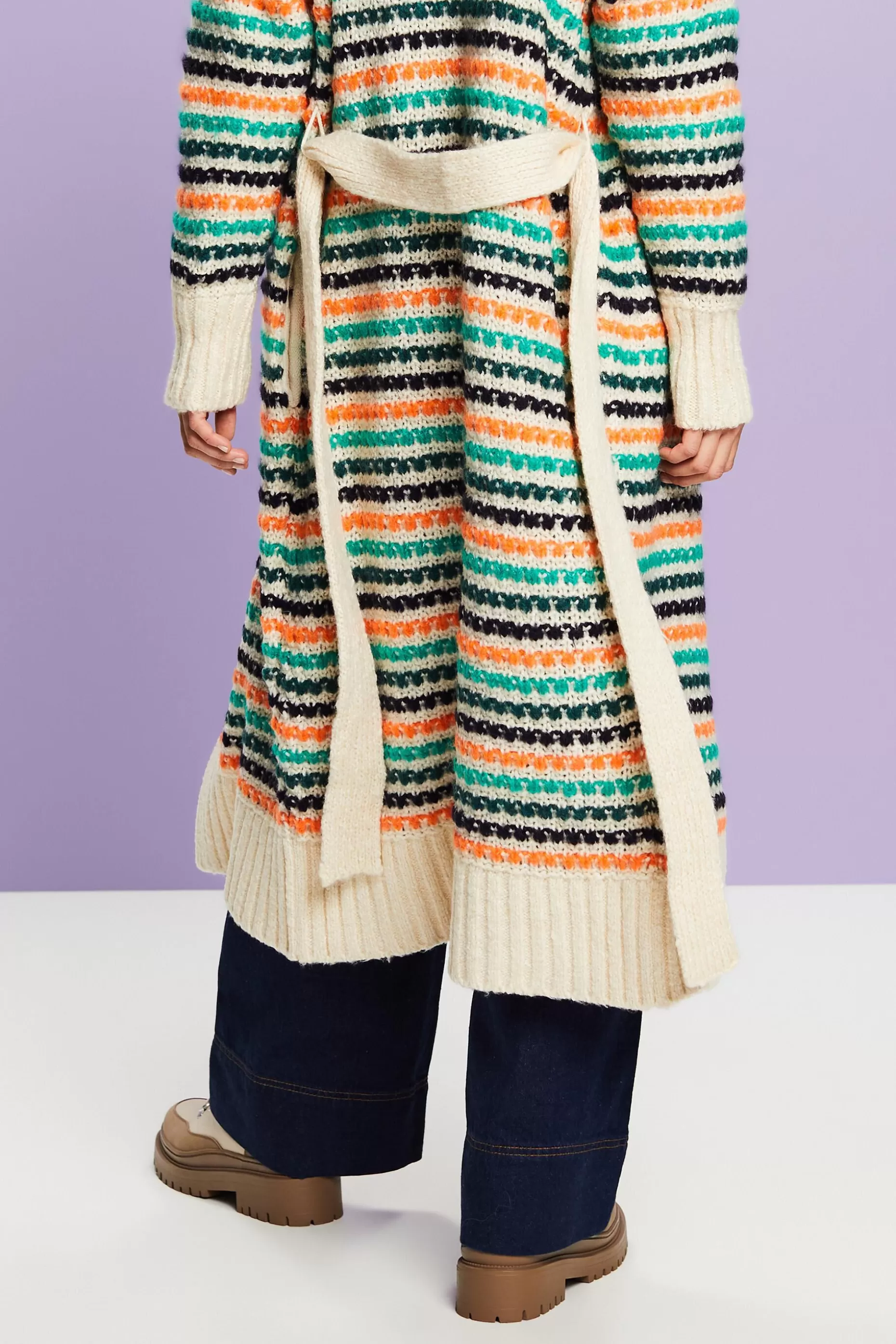 ESPRIT Striped Longline Cardigan at our Online Shop *Women Sweaters
