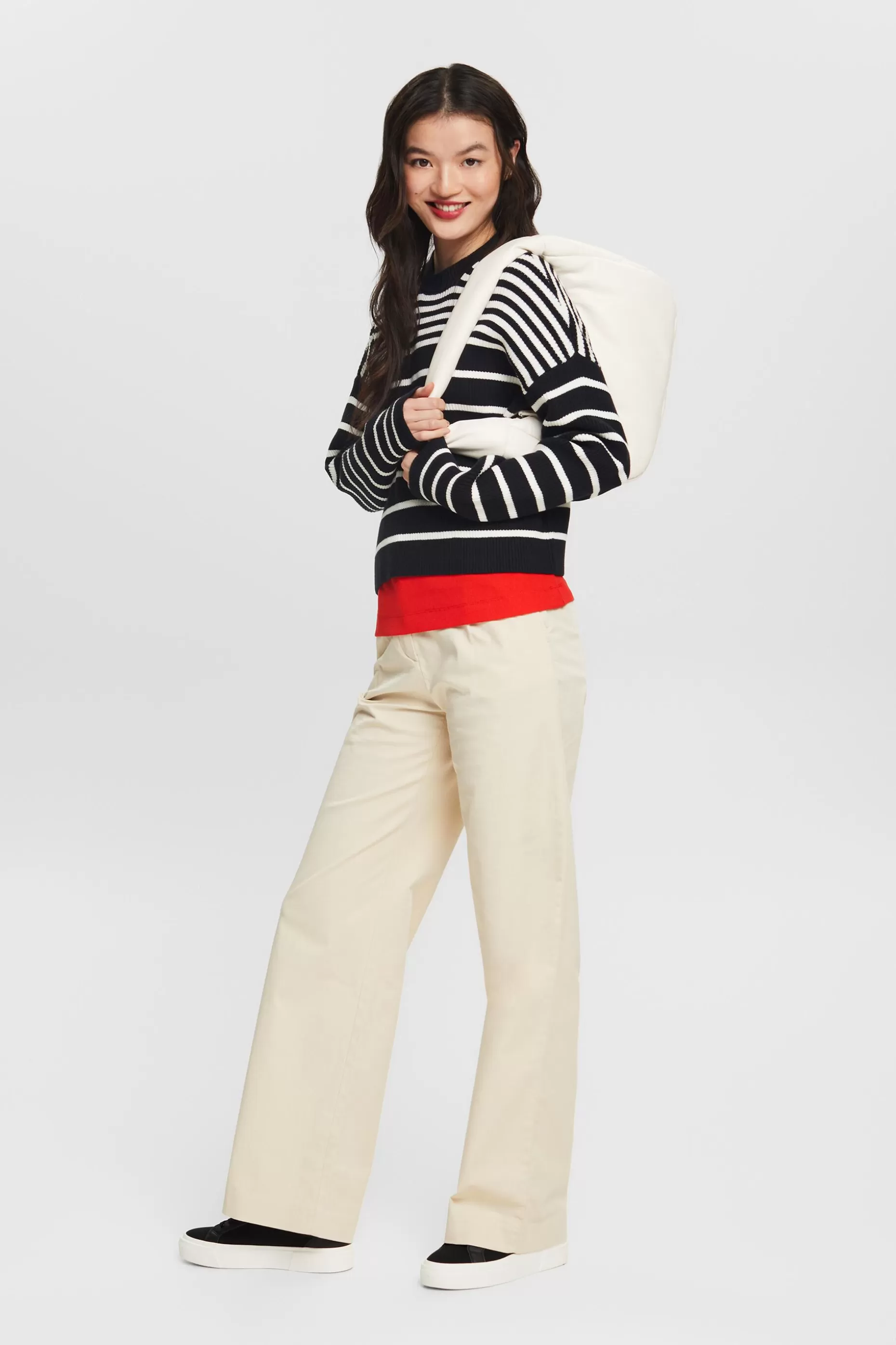 ESPRIT Striped Long-Sleeve Sweater at our Online Shop *Women Sweaters