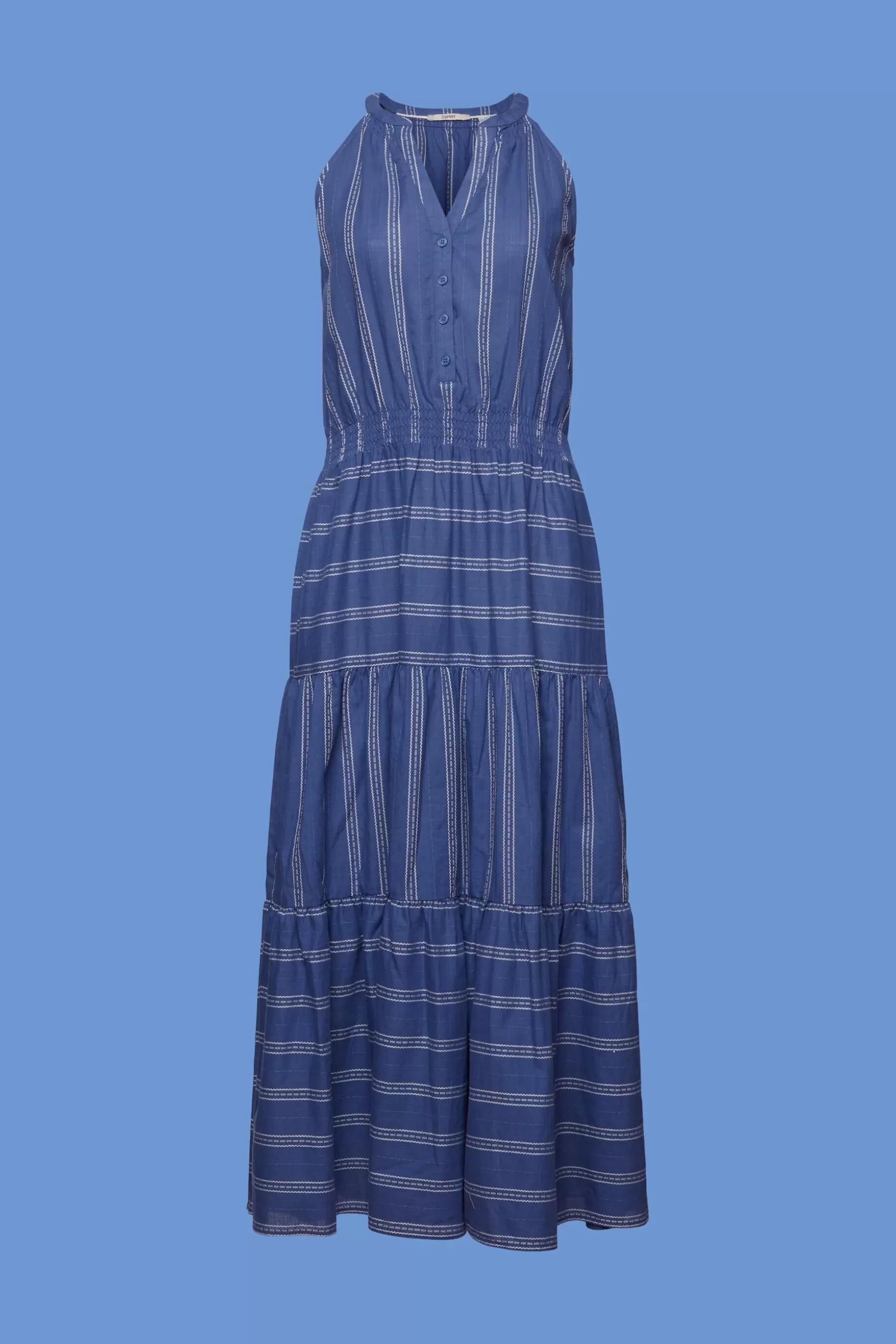 ESPRIT Striped midi dress, 100% cotton at our Online Shop *Women Dresses + Jumpsuits