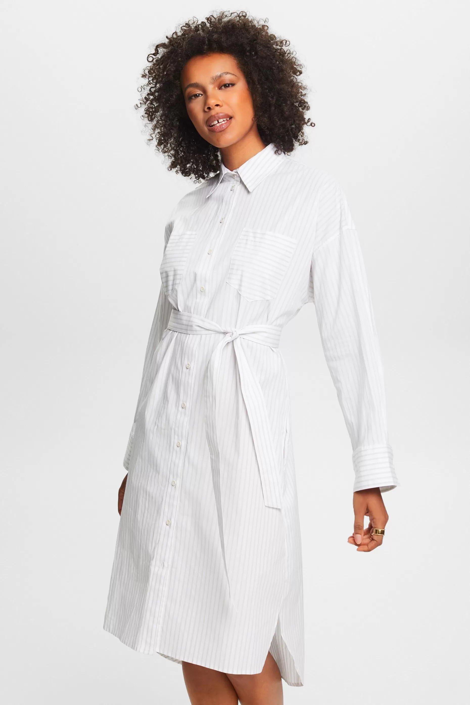 ESPRIT Striped Poplin Shirt Dress at our Online Shop *Women Dresses + Jumpsuits