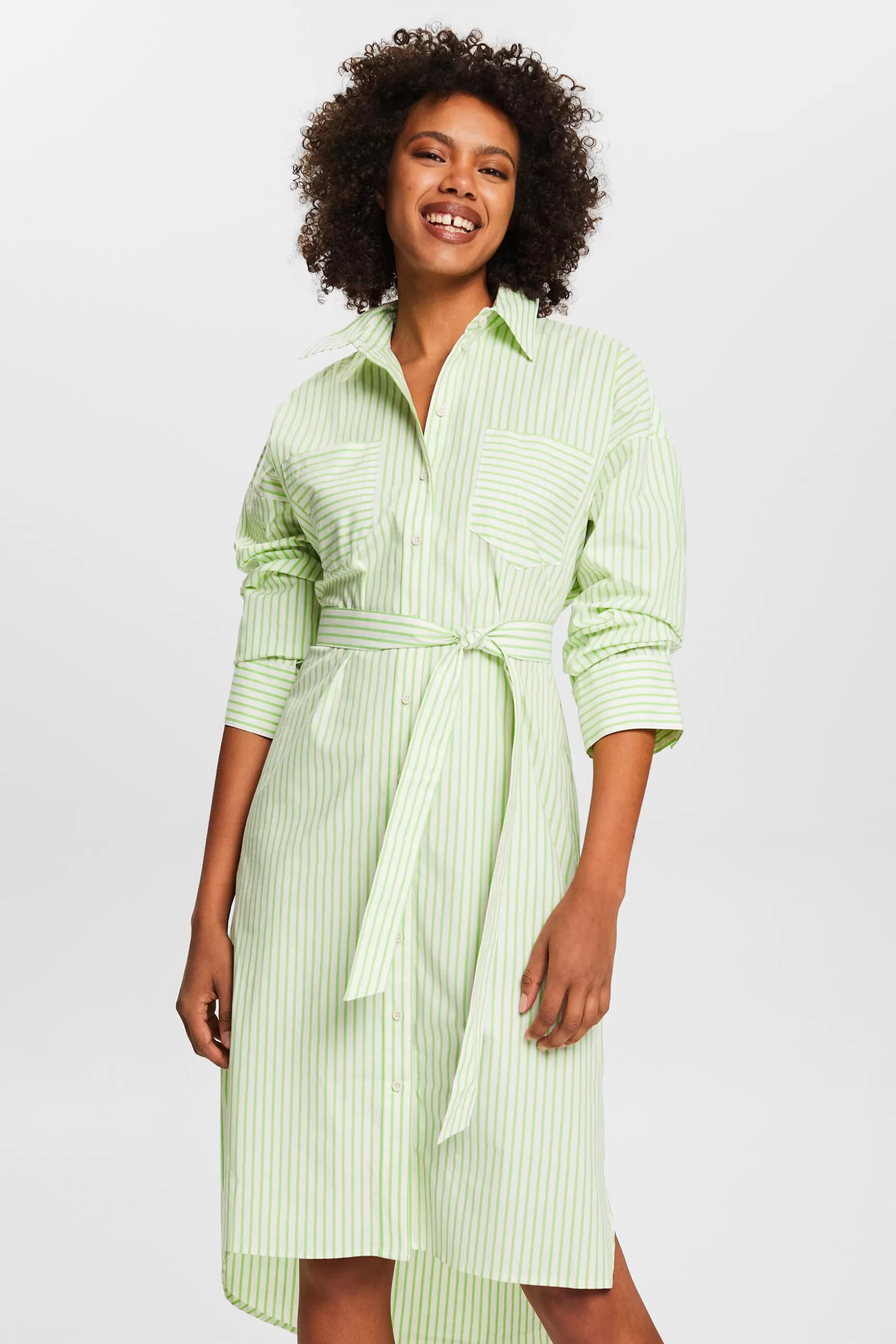 ESPRIT Striped Poplin Shirt Dress at our Online Shop *Women Dresses + Jumpsuits