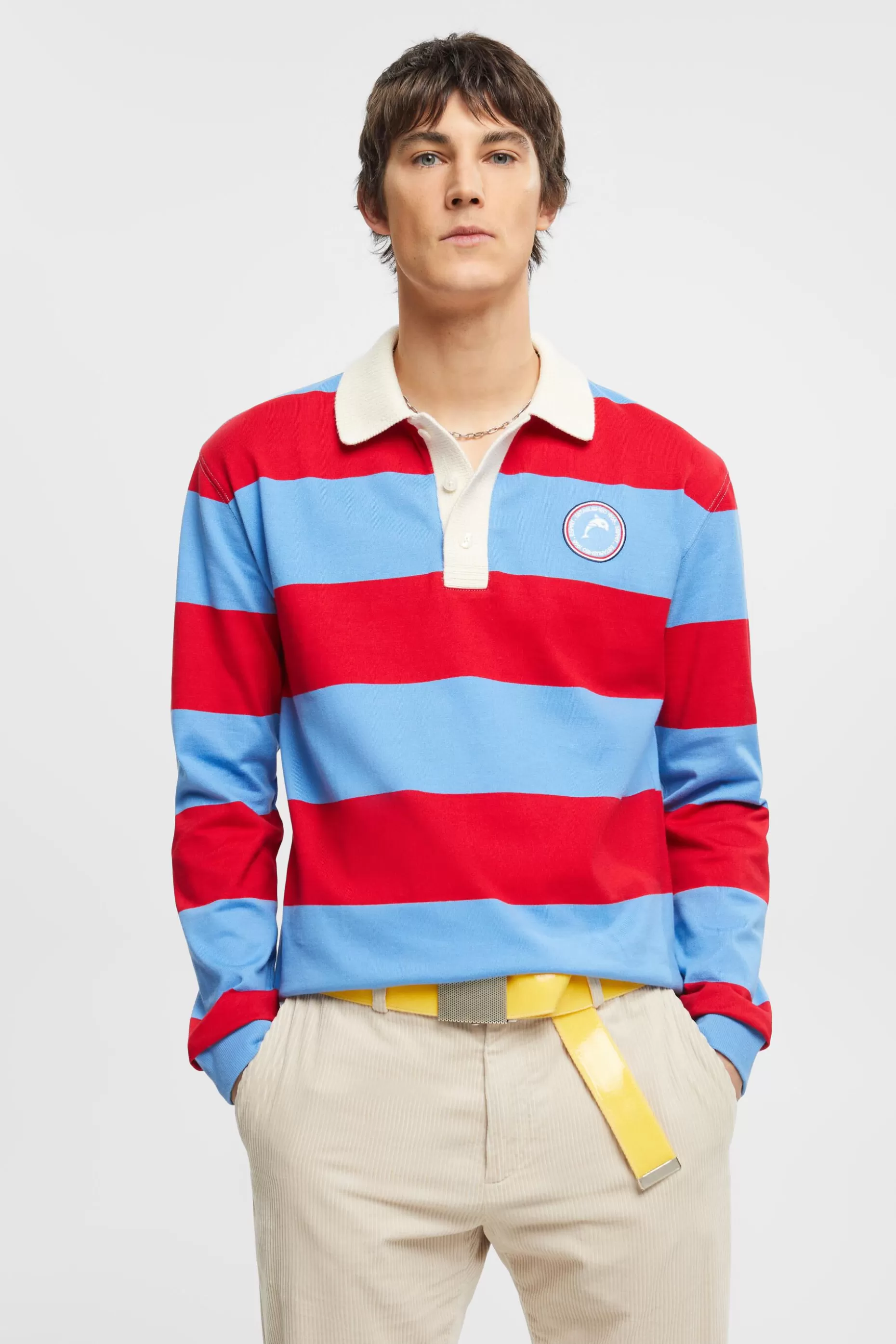 ESPRIT Striped rugby polo at our Online Shop *Men T-Shirts + Polos