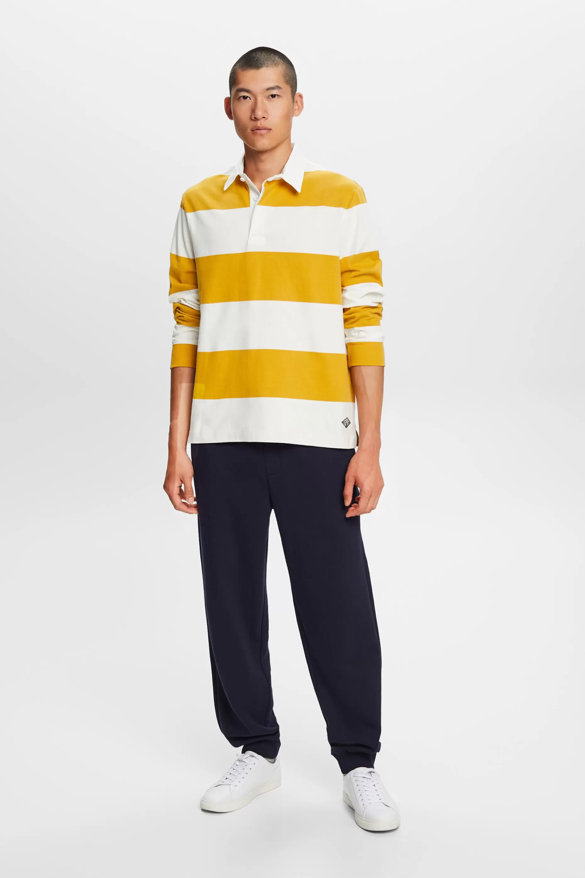 ESPRIT Striped Rugby Shirt at our Online Shop *Men T-Shirts + Polos