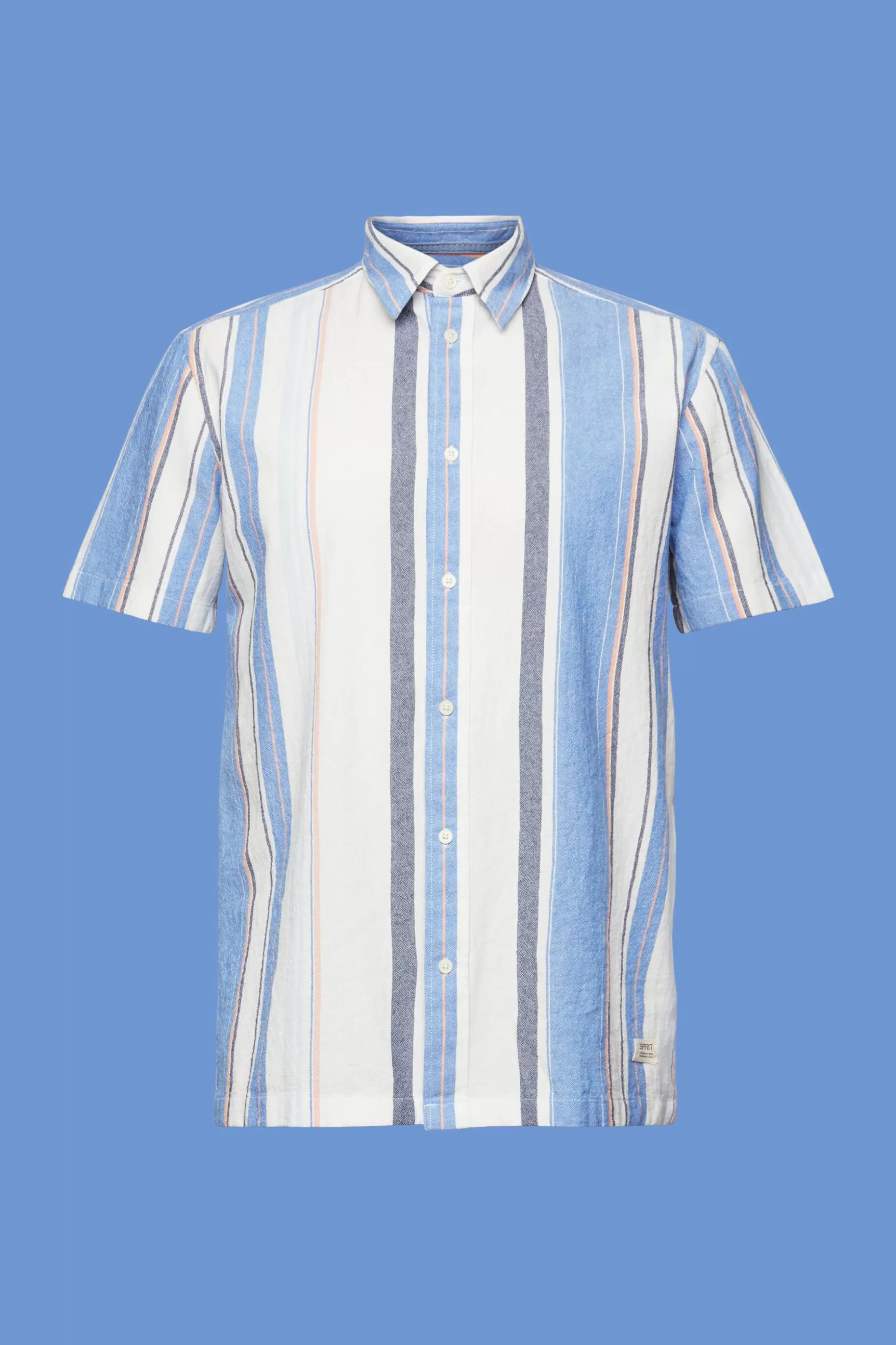 ESPRIT Striped short sleeve shirt, 100% cotton at our Online Shop *Men Shirts