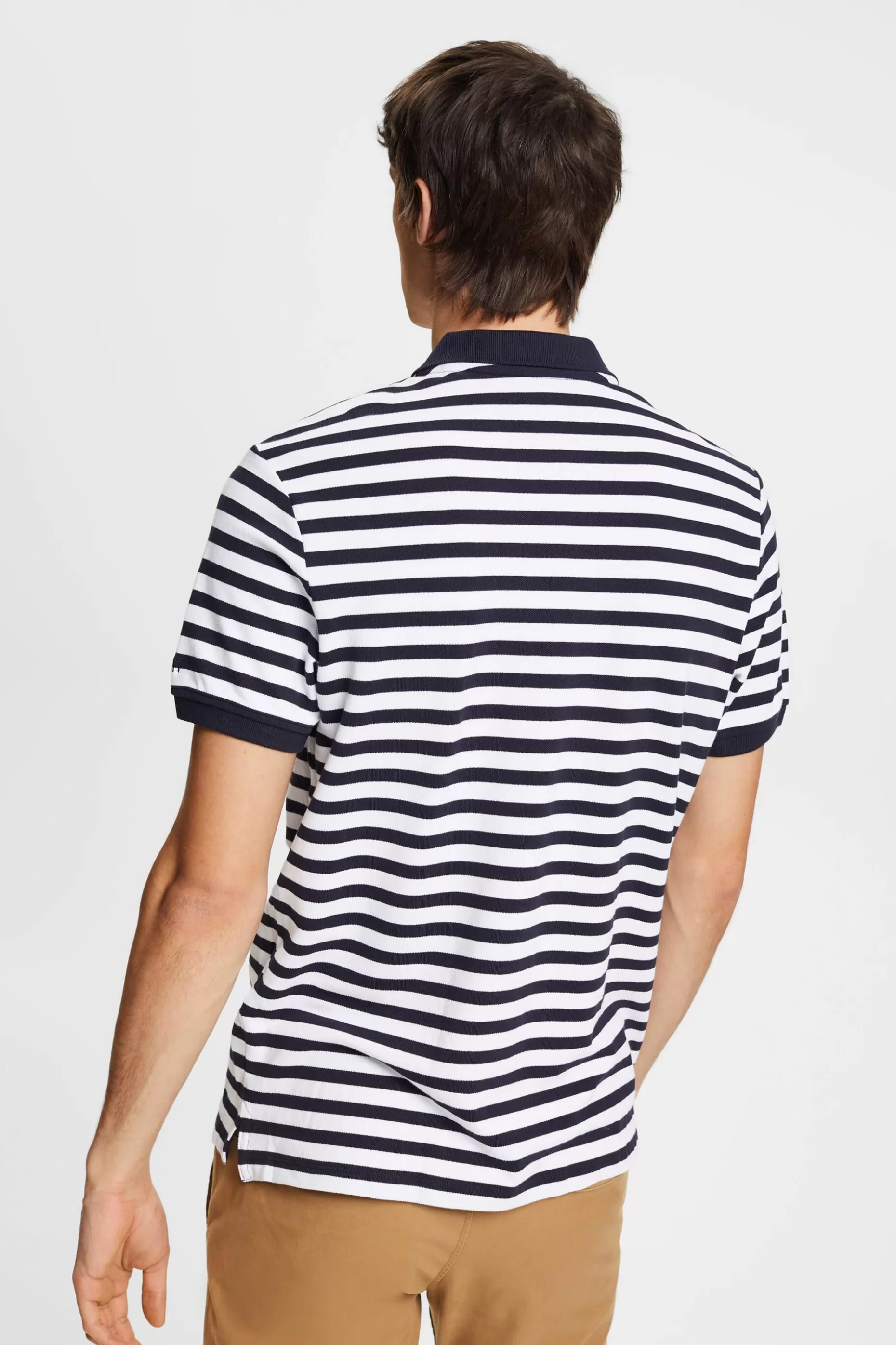 ESPRIT Striped slim fit polo shirt at our Online Shop *Men Tops