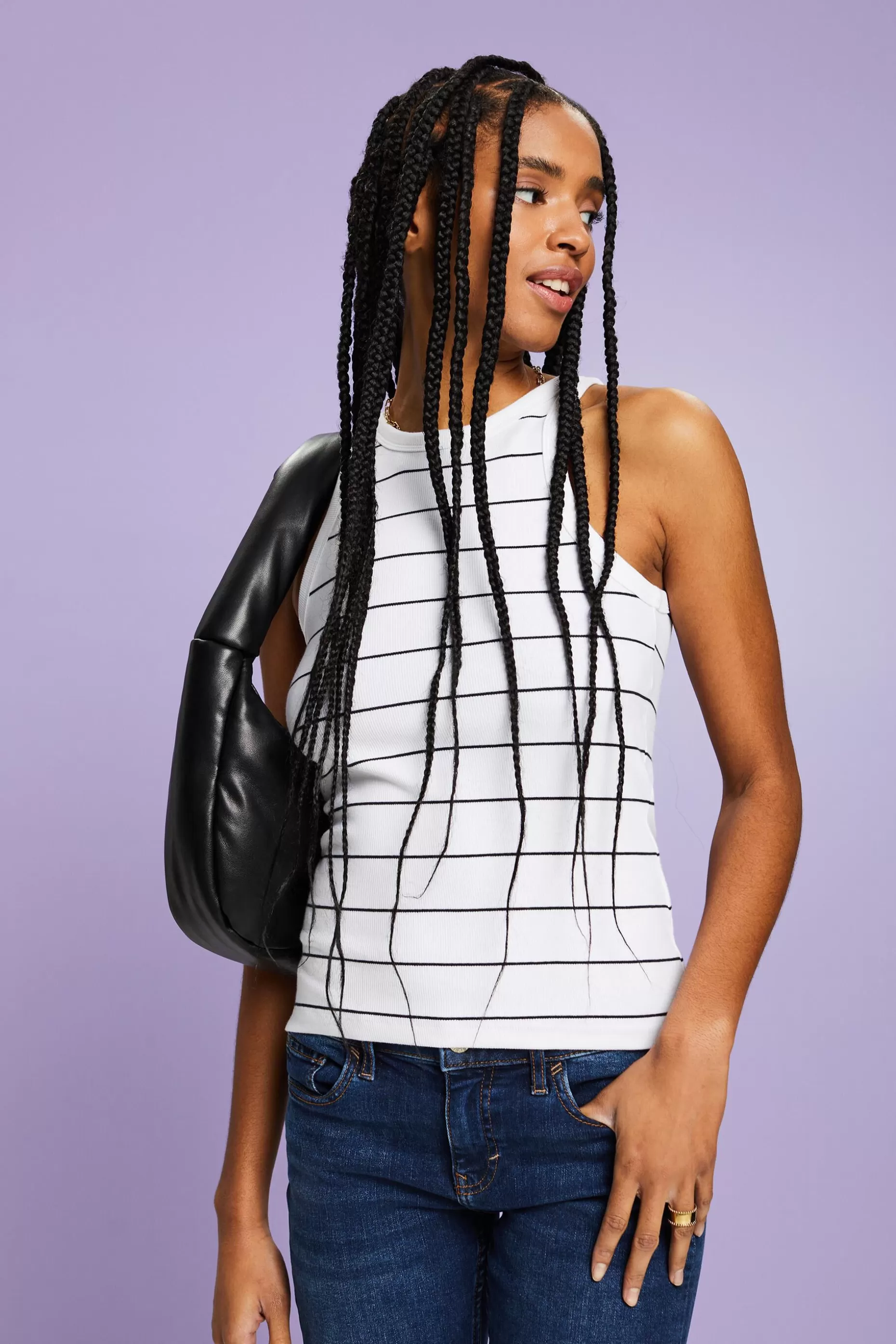 ESPRIT Striped Tank Top at our Online Shop *Women T-Shirts + Tops