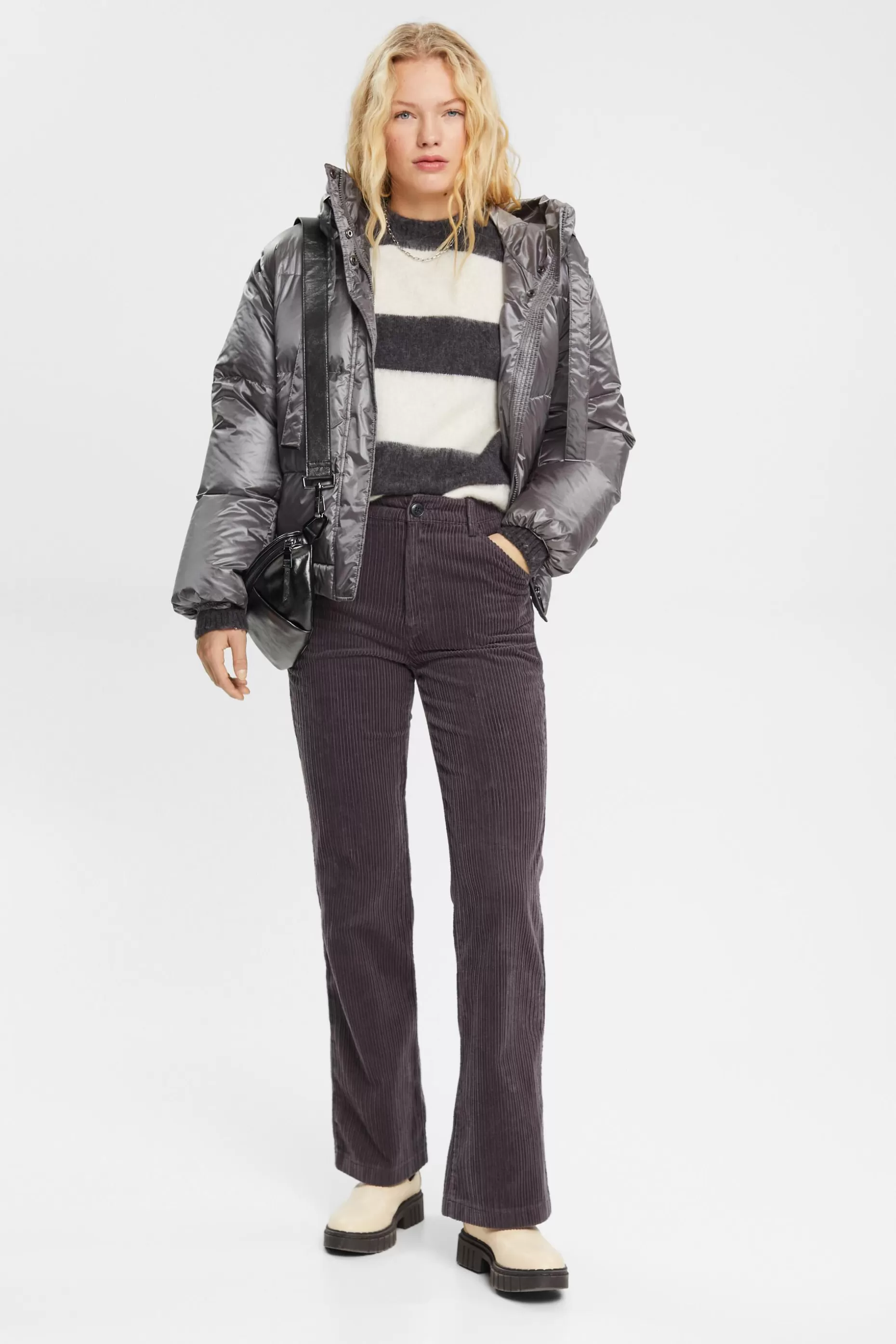 ESPRIT Striped Wool Blend Sweater at our Online Shop *Women Sweaters