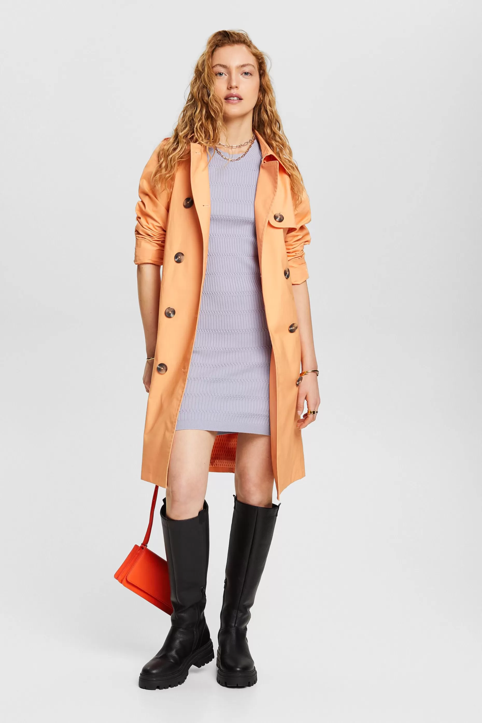 ESPRIT Structured Mini Dress at our Online Shop *Women The Pastel Edit