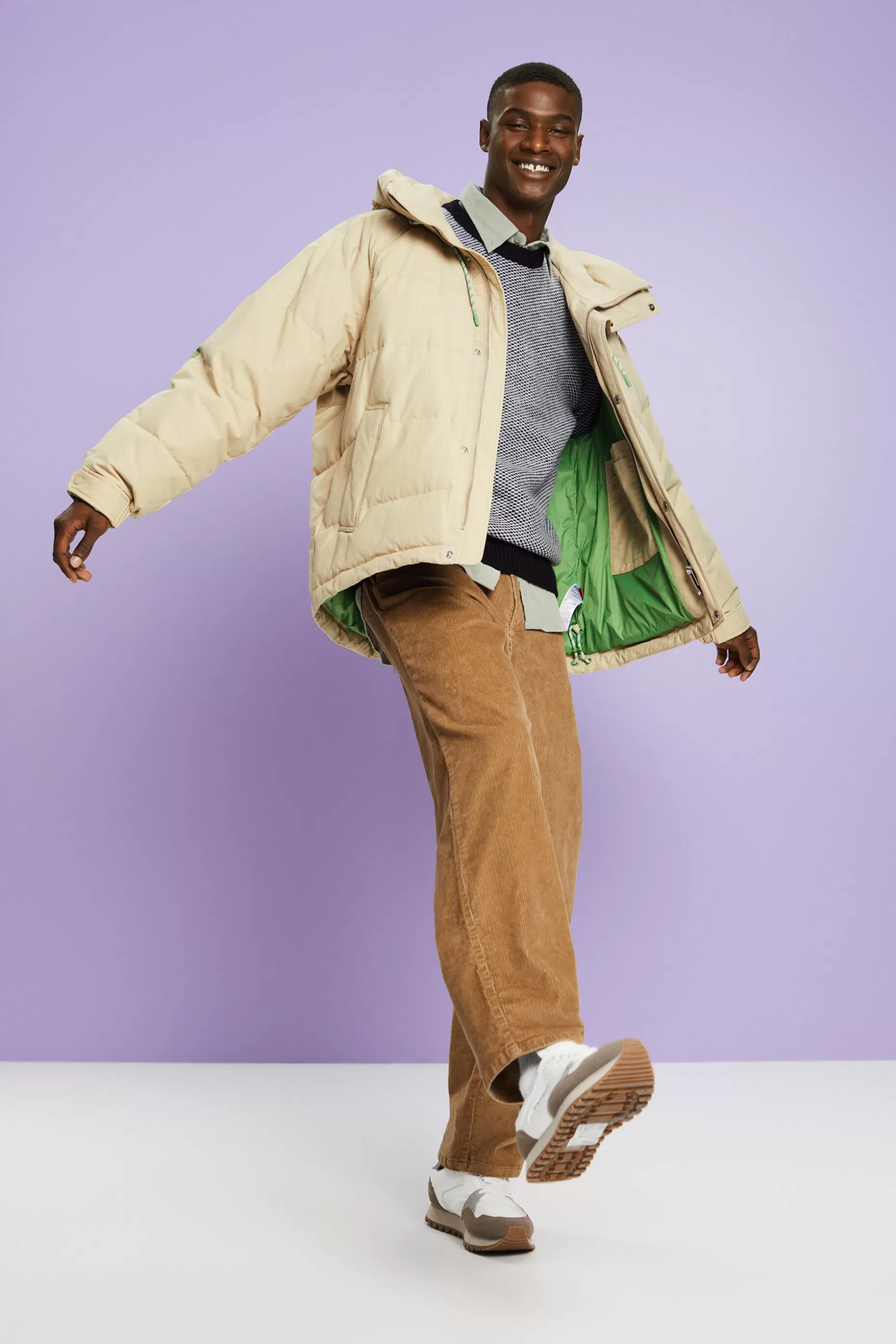 ESPRIT Structured Wool Crewneck Sweater at our Online Shop *Men Sweaters