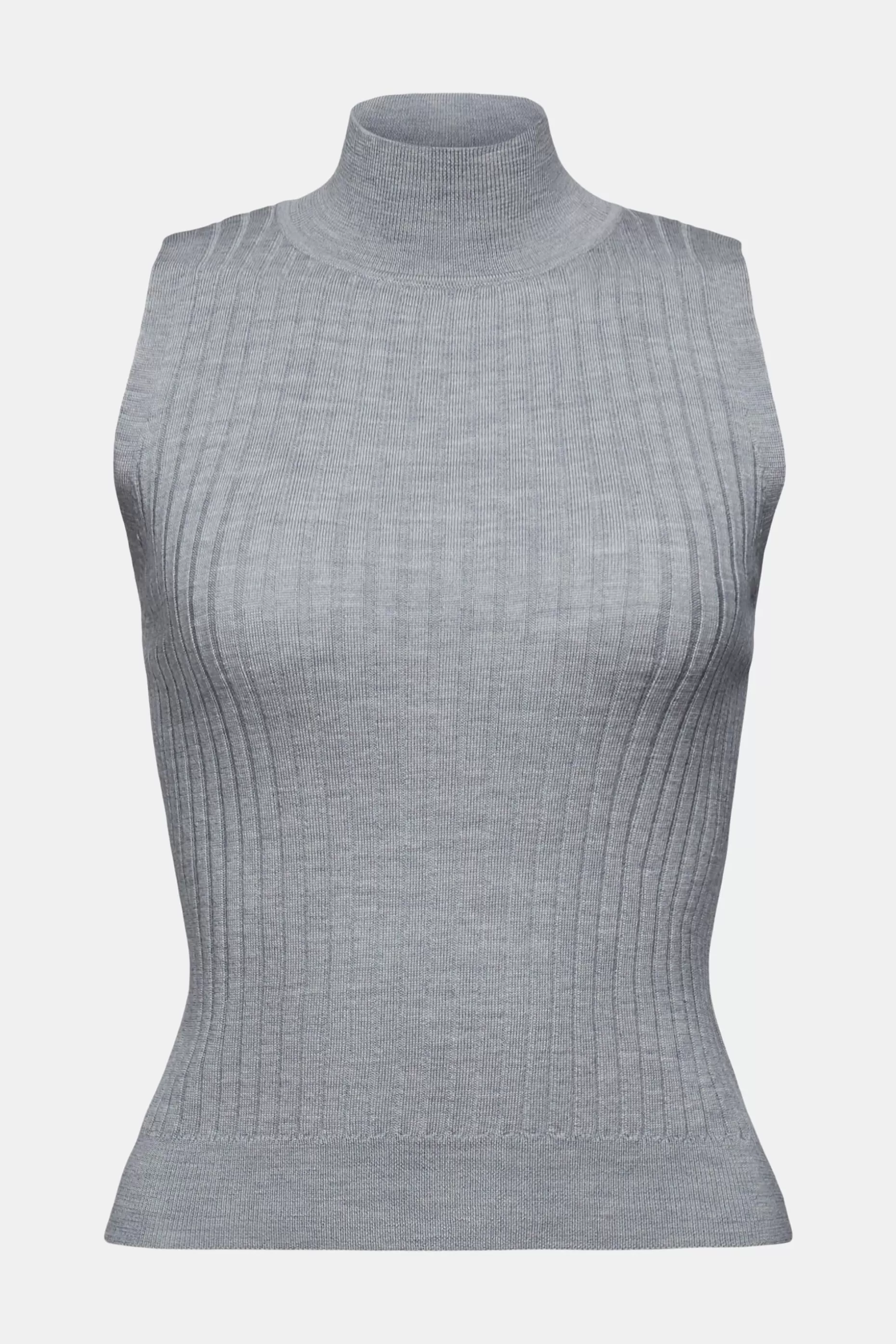 ESPRIT Super Fine Merino Wool Sleeveless Sweater at our Online Shop *Women Tops