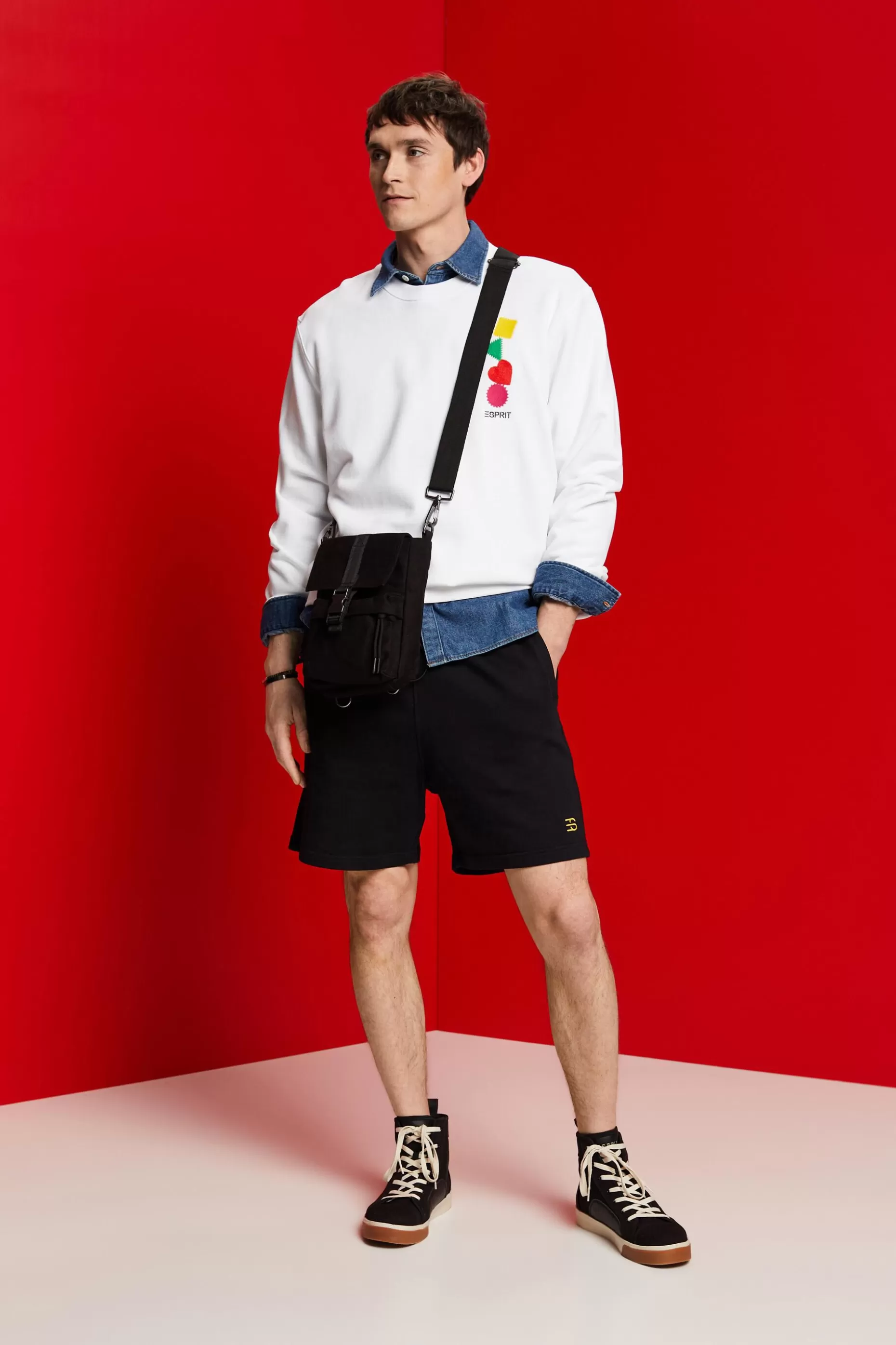 ESPRIT Sweat shorts, 100% cotton at our Online Shop *Men Shorts