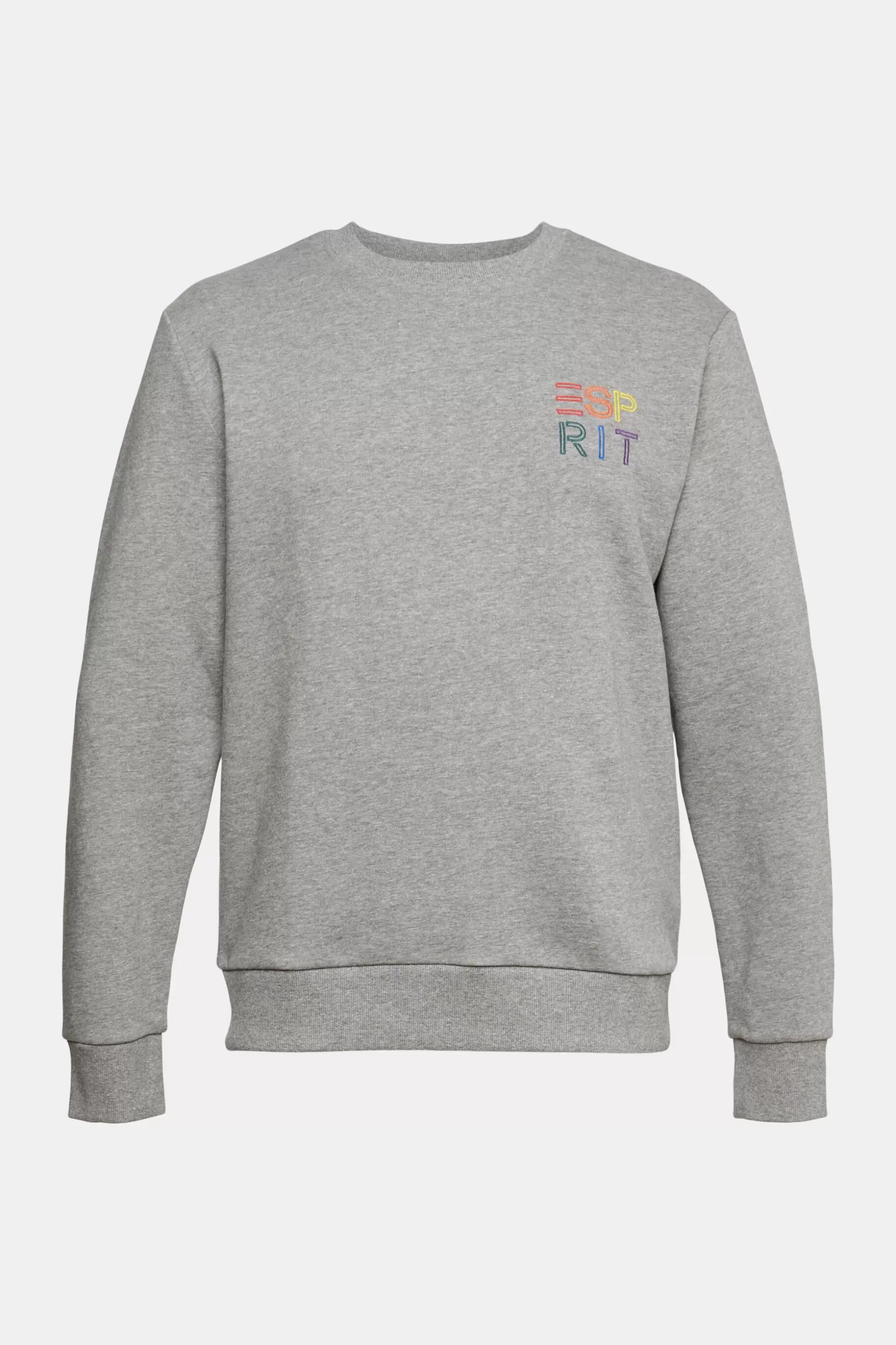 ESPRIT Sweatshirt with a colourful embroidered logo at our Online Shop *Men Sweatshirts + Hoodies