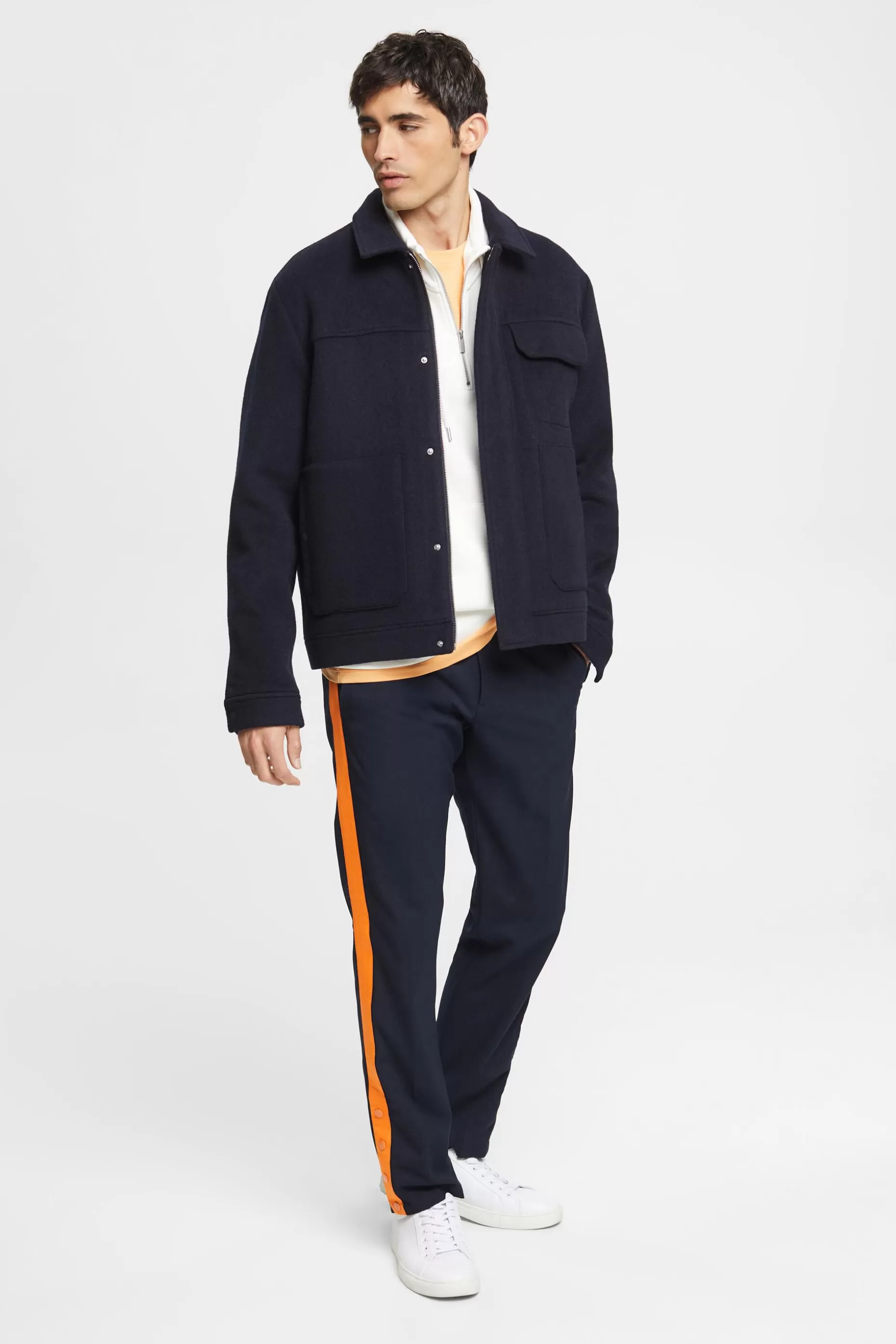 ESPRIT Tailored tracksuit style trousers at our Online Shop *Men Pants + Joggers