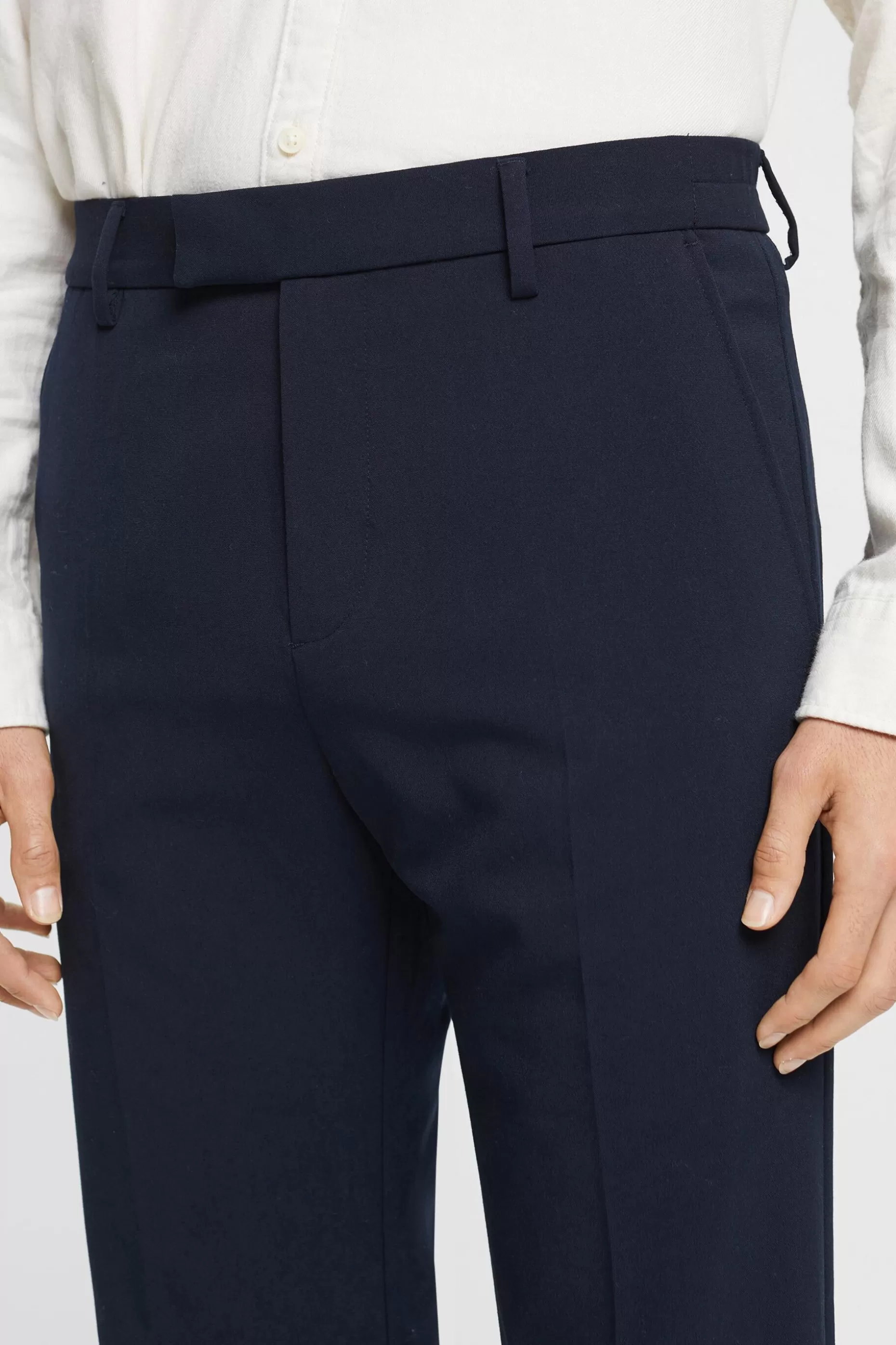ESPRIT Tailored wide-fit trousers with elasticated waist at our Online Shop * Sale Under $50