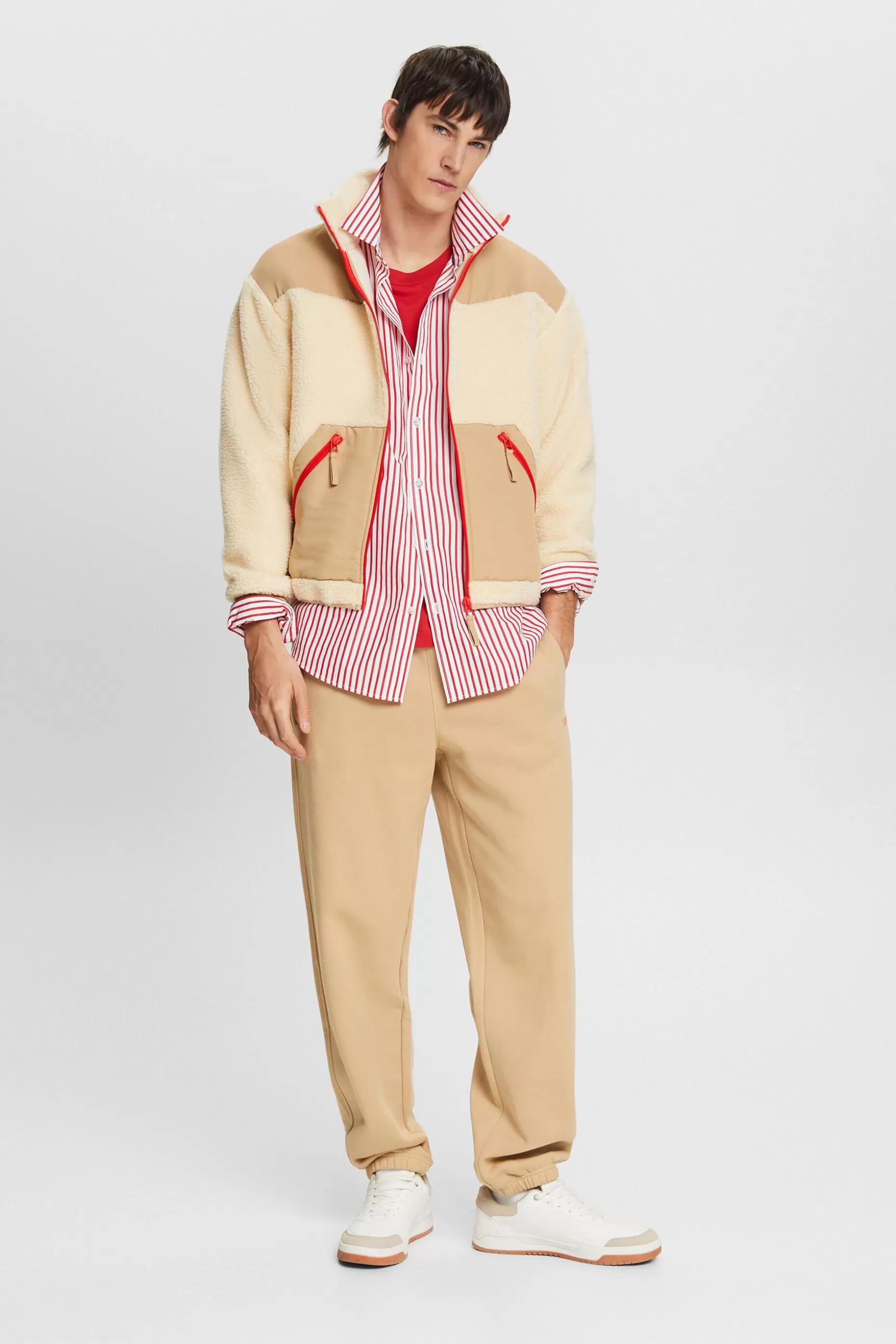 ESPRIT Teddy Fleece Jacket at our Online Shop *Men Jackets + Coats