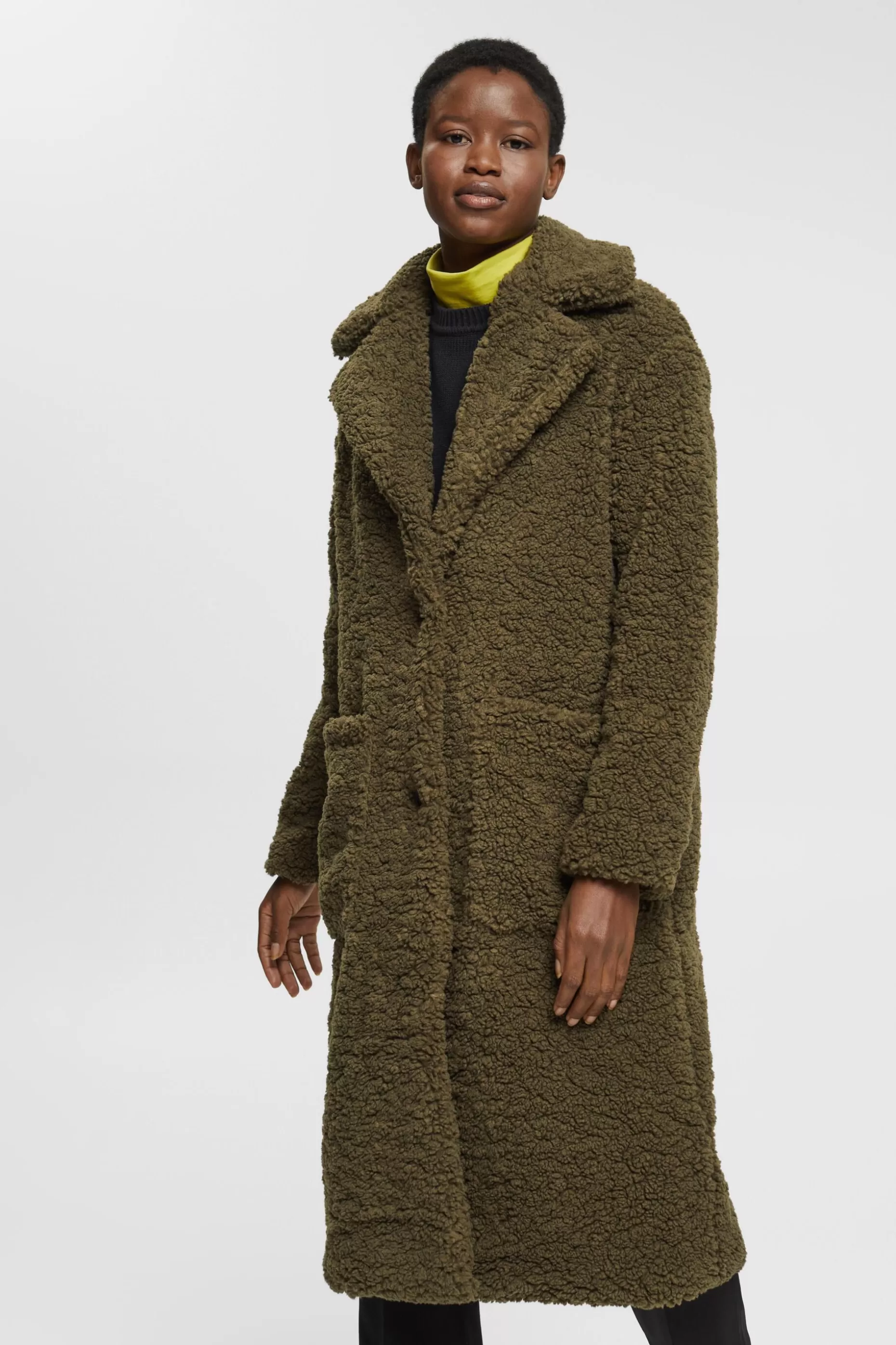ESPRIT Teddy fur coat at our Online Shop *Women Jackets + Coats