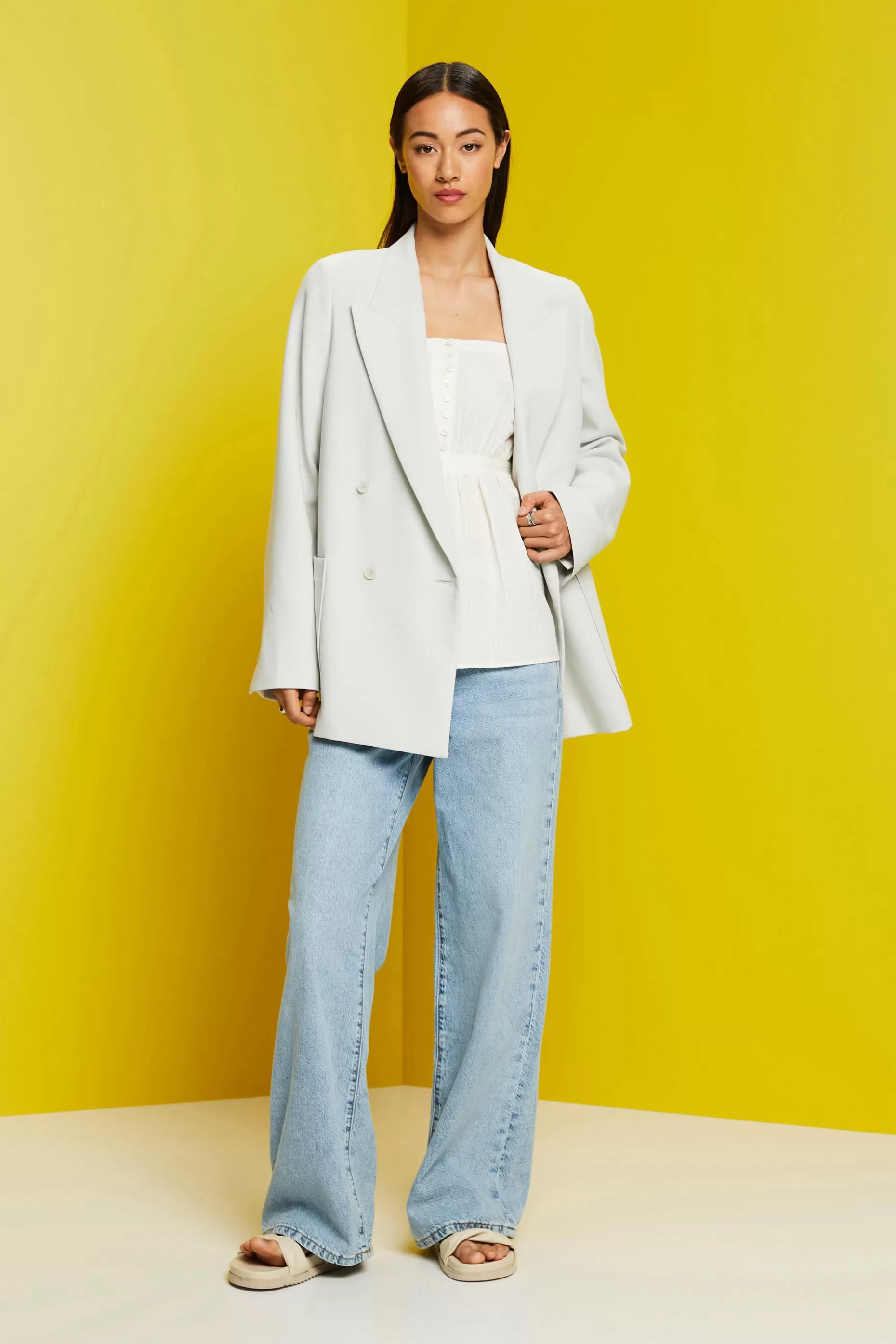 ESPRIT Textured cami top at our Online Shop *Women Shirts + Blouses