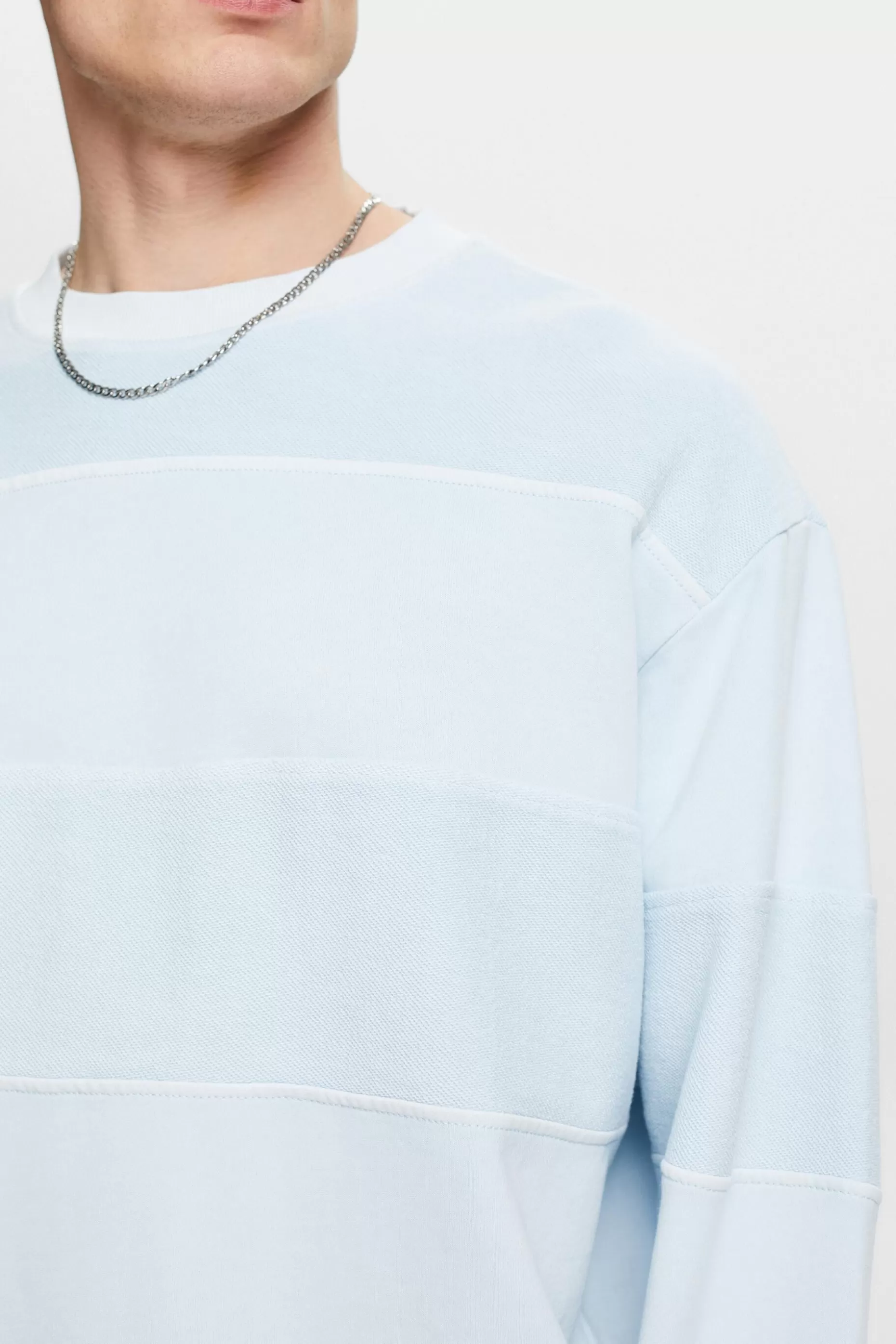ESPRIT Textured Organic Cotton Sweatshirt at our Online Shop *Men The Spring Edit
