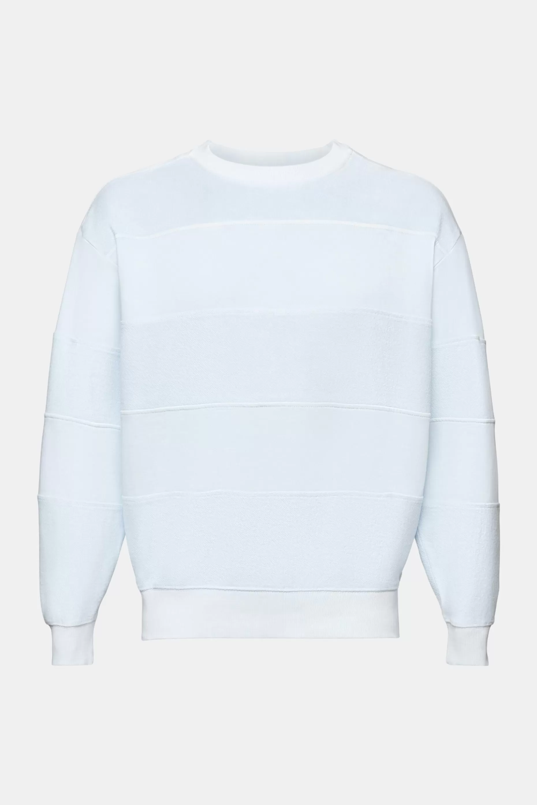 ESPRIT Textured Organic Cotton Sweatshirt at our Online Shop *Men The Spring Edit