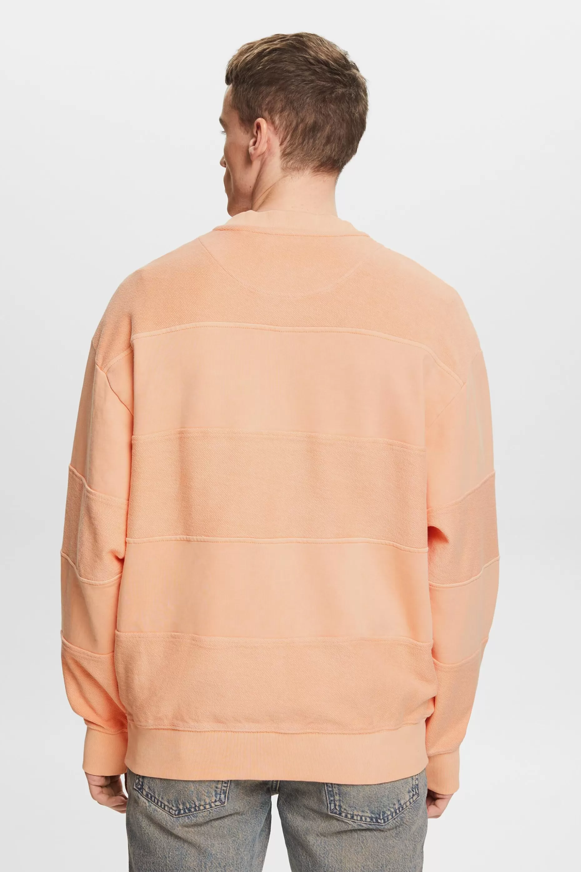 ESPRIT Textured Organic Cotton Sweatshirt at our Online Shop *Men The Spring Edit