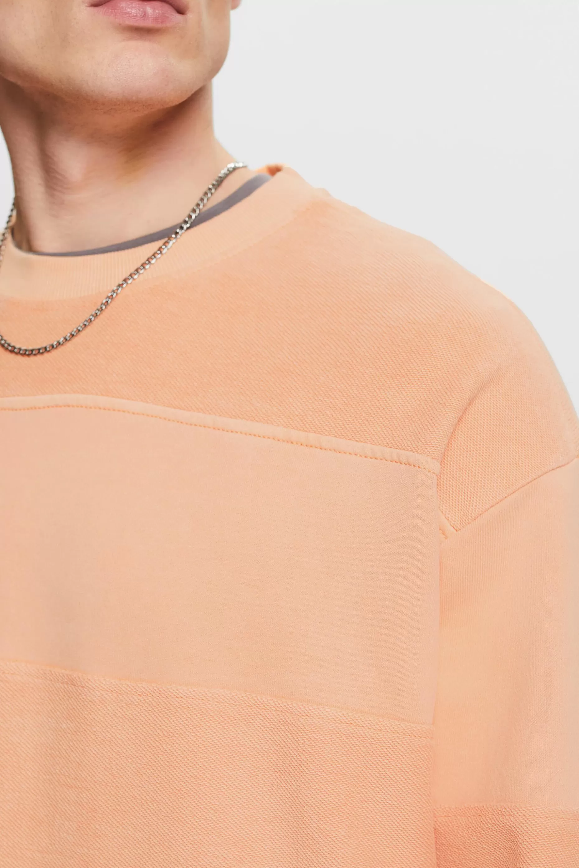 ESPRIT Textured Organic Cotton Sweatshirt at our Online Shop *Men The Spring Edit