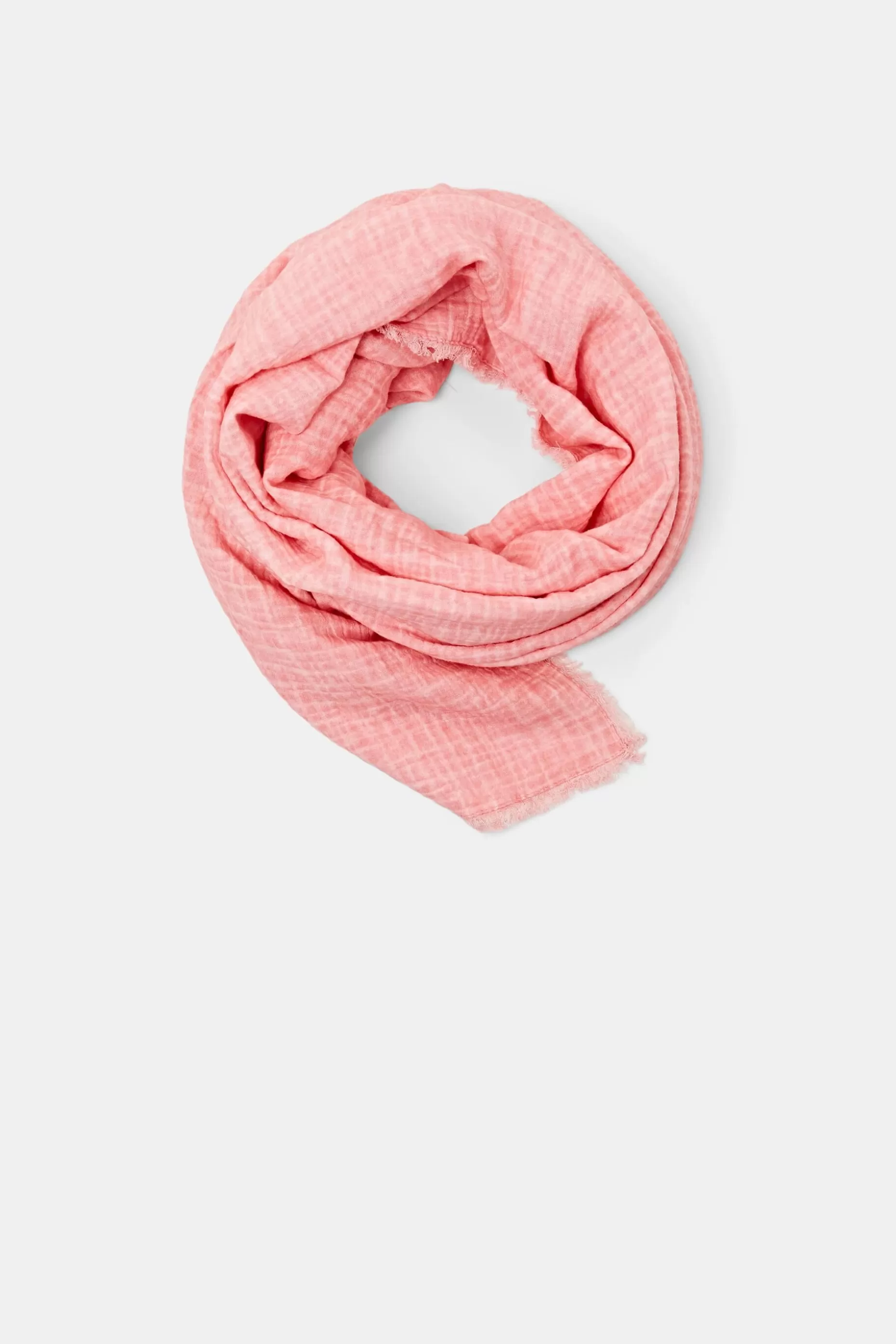 ESPRIT Textured shawl, organic cotton at our Online Shop *Women Scarves