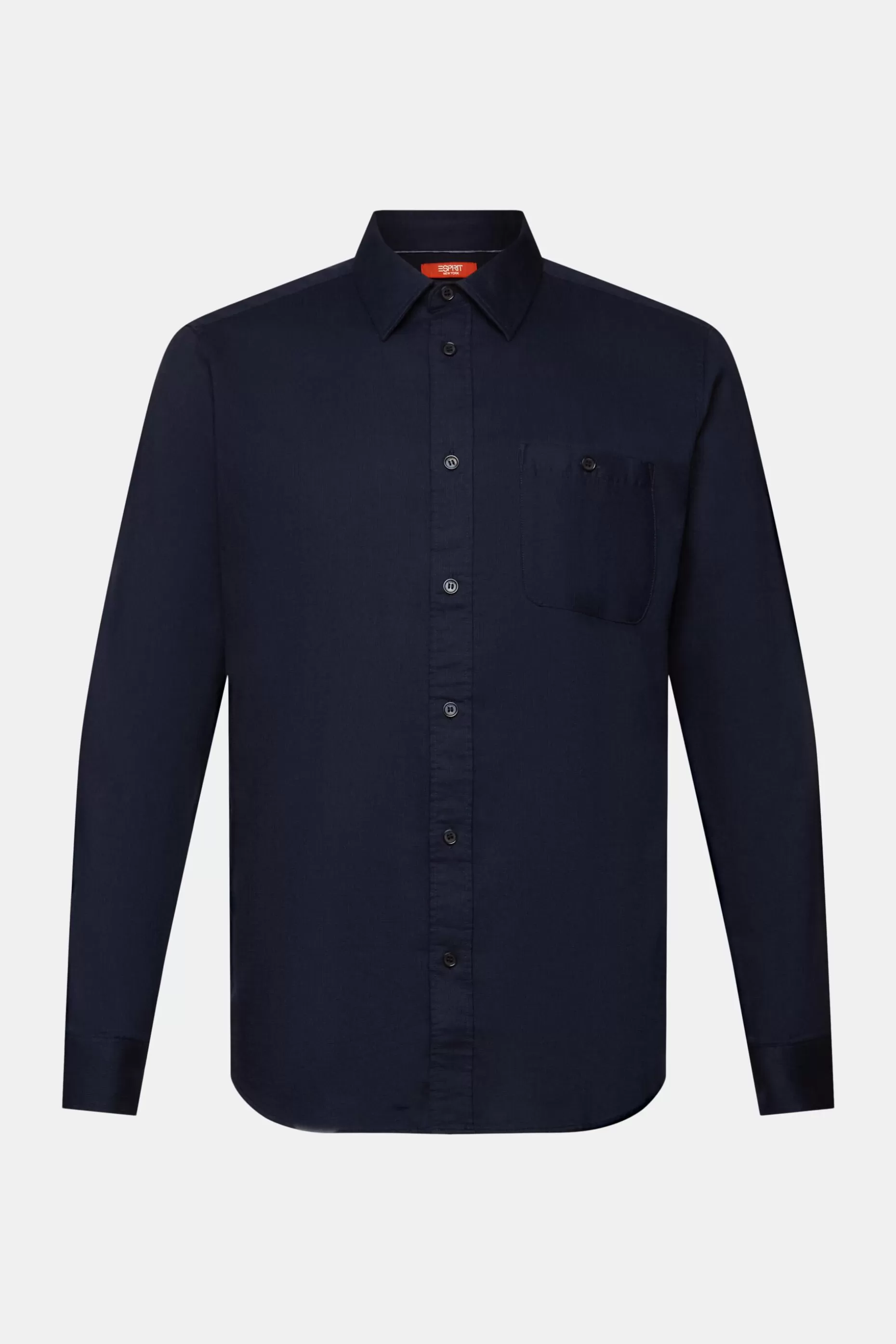 ESPRIT Textured slim fit shirt, 100% cotton at our Online Shop * Sale Under $30