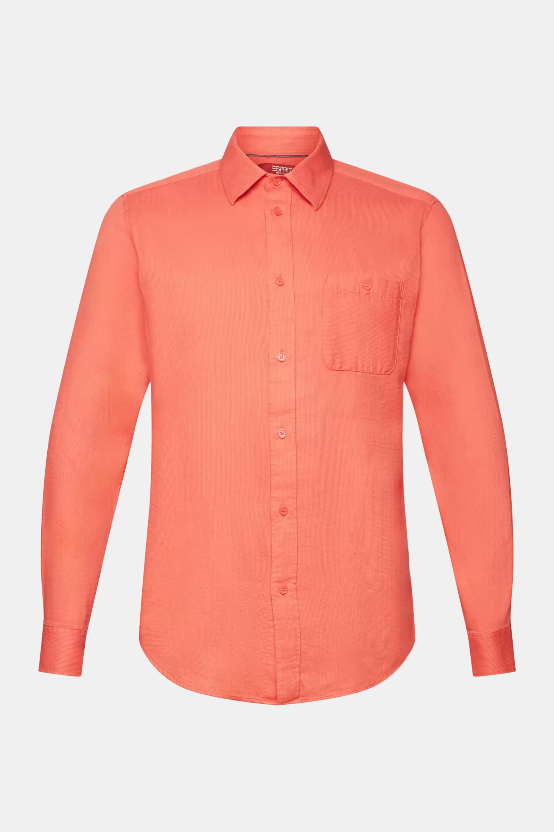 ESPRIT Textured slim fit shirt, 100% cotton at our Online Shop *Men Shirts