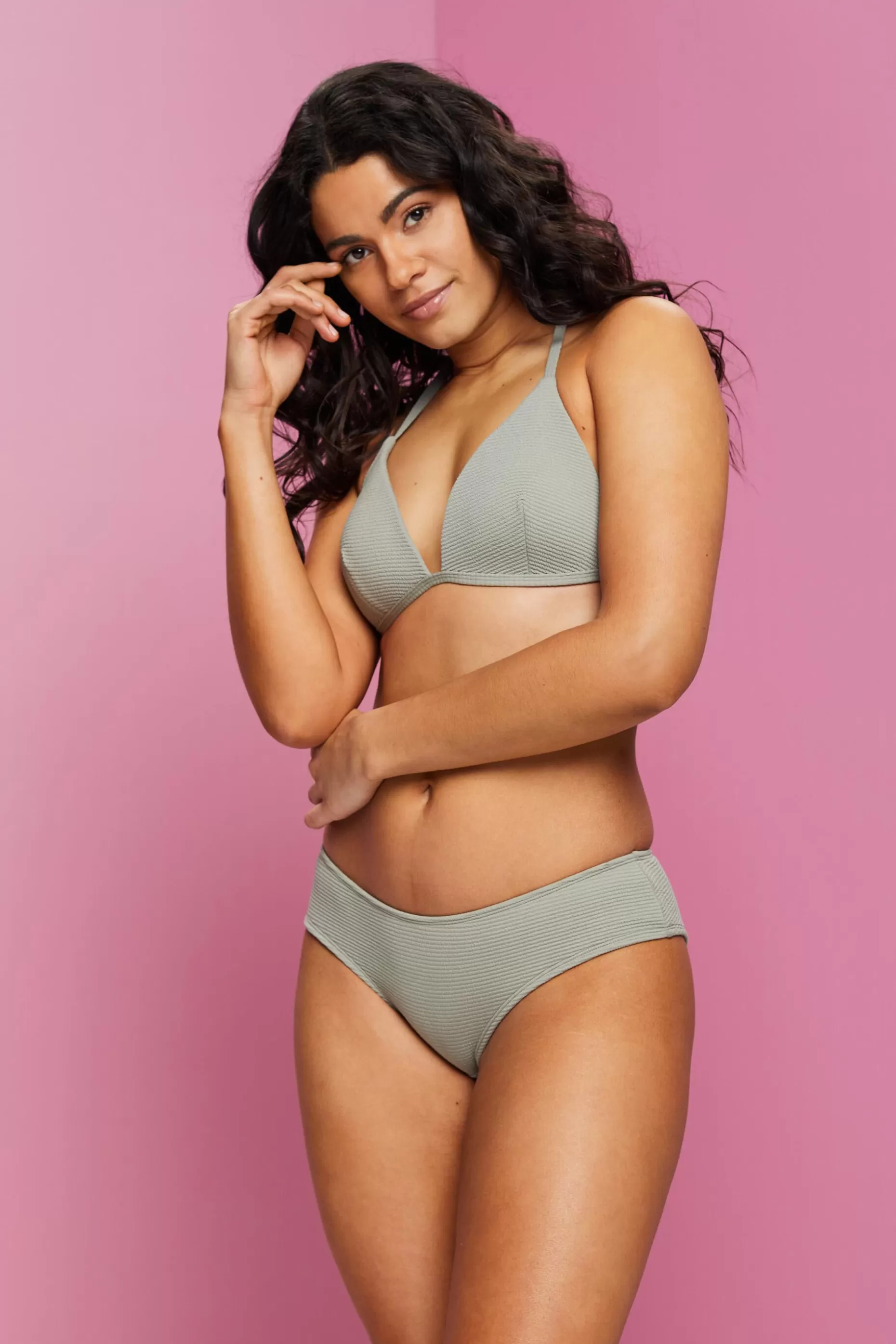 ESPRIT Textured Triangle Bikini Top at our Online Shop *Women Tops