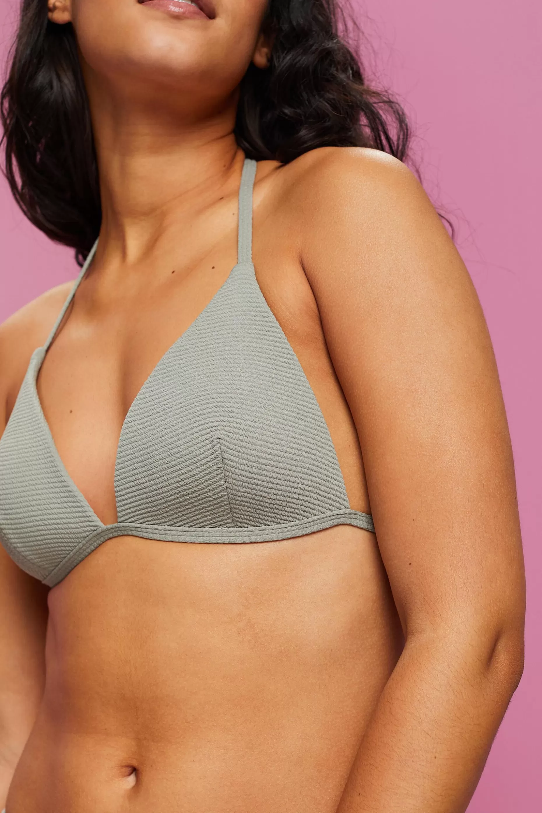 ESPRIT Textured Triangle Bikini Top at our Online Shop *Women Tops