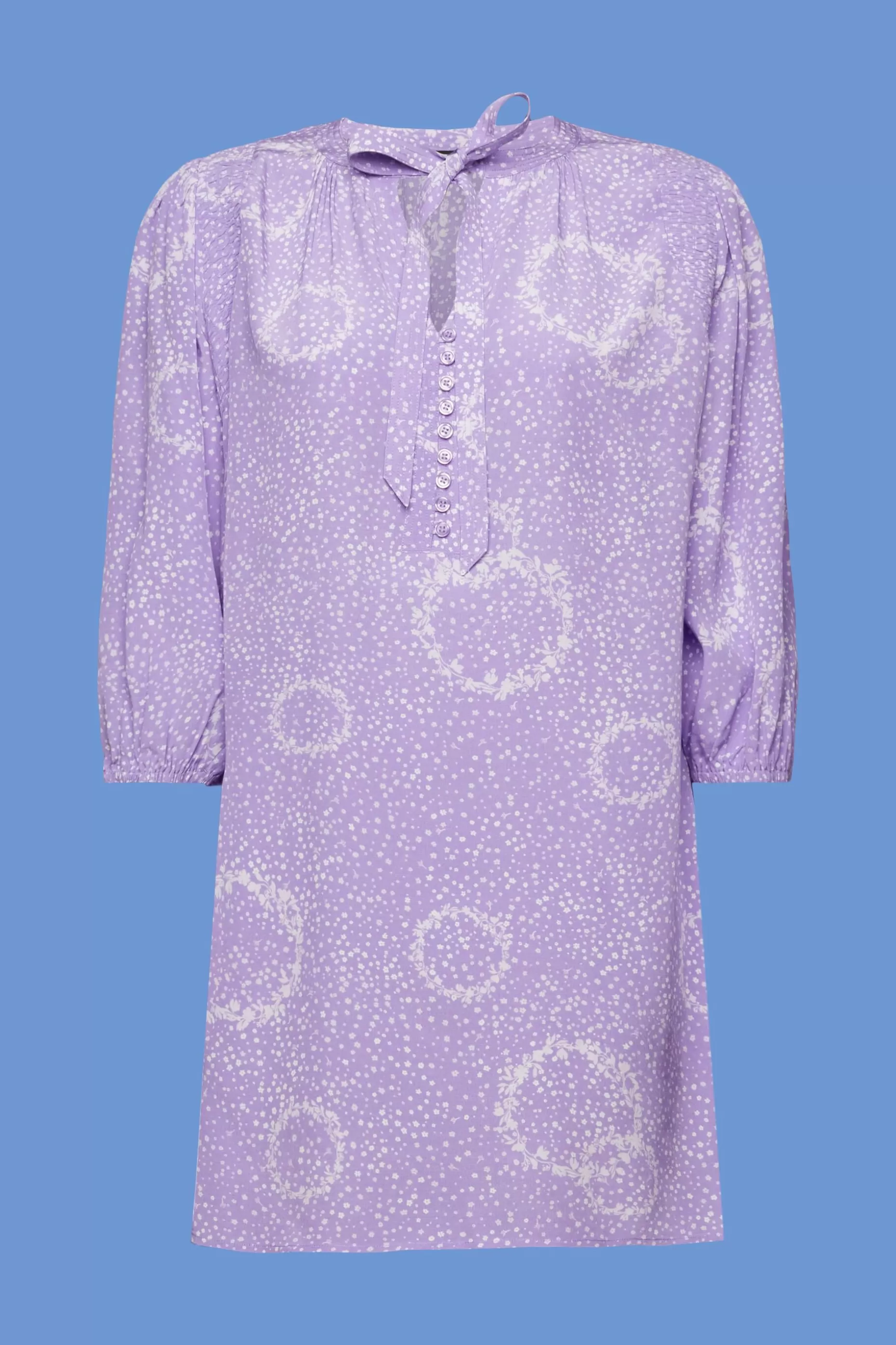 ESPRIT Tie Detail Printed Shift Dress at our Online Shop * Sale Under $75