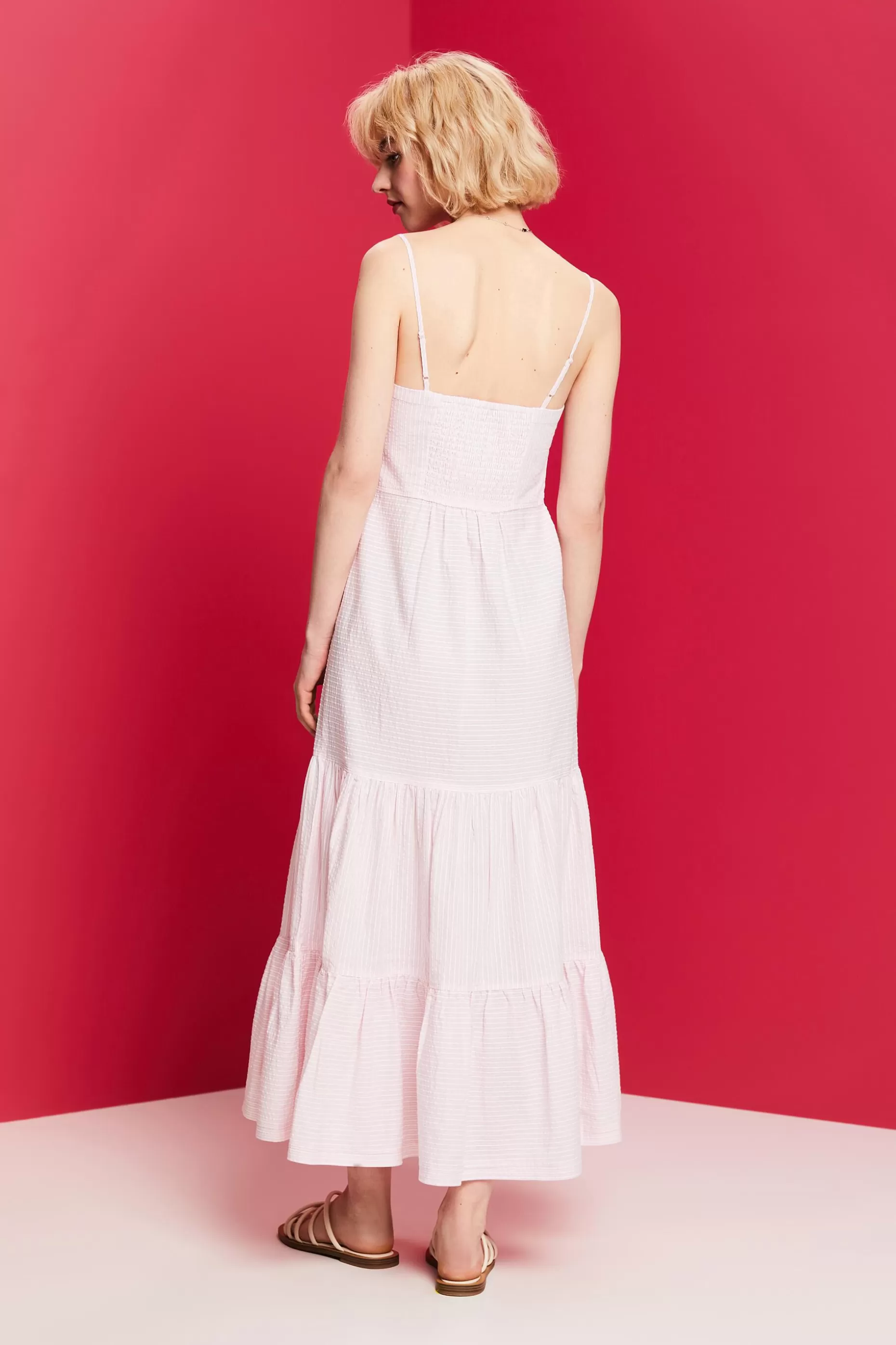 ESPRIT Tiered Button Front Maxi Dress at our Online Shop *Women Dresses + Jumpsuits