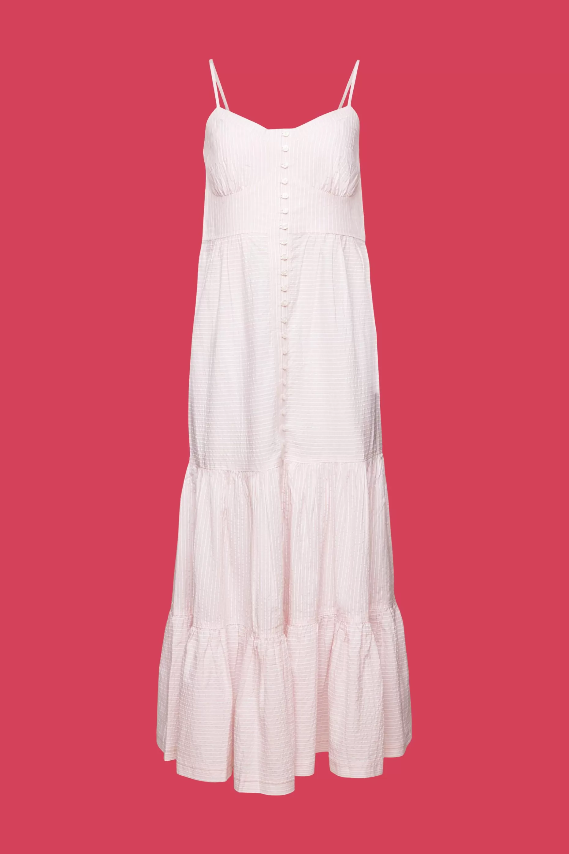 ESPRIT Tiered Button Front Maxi Dress at our Online Shop *Women Dresses + Jumpsuits