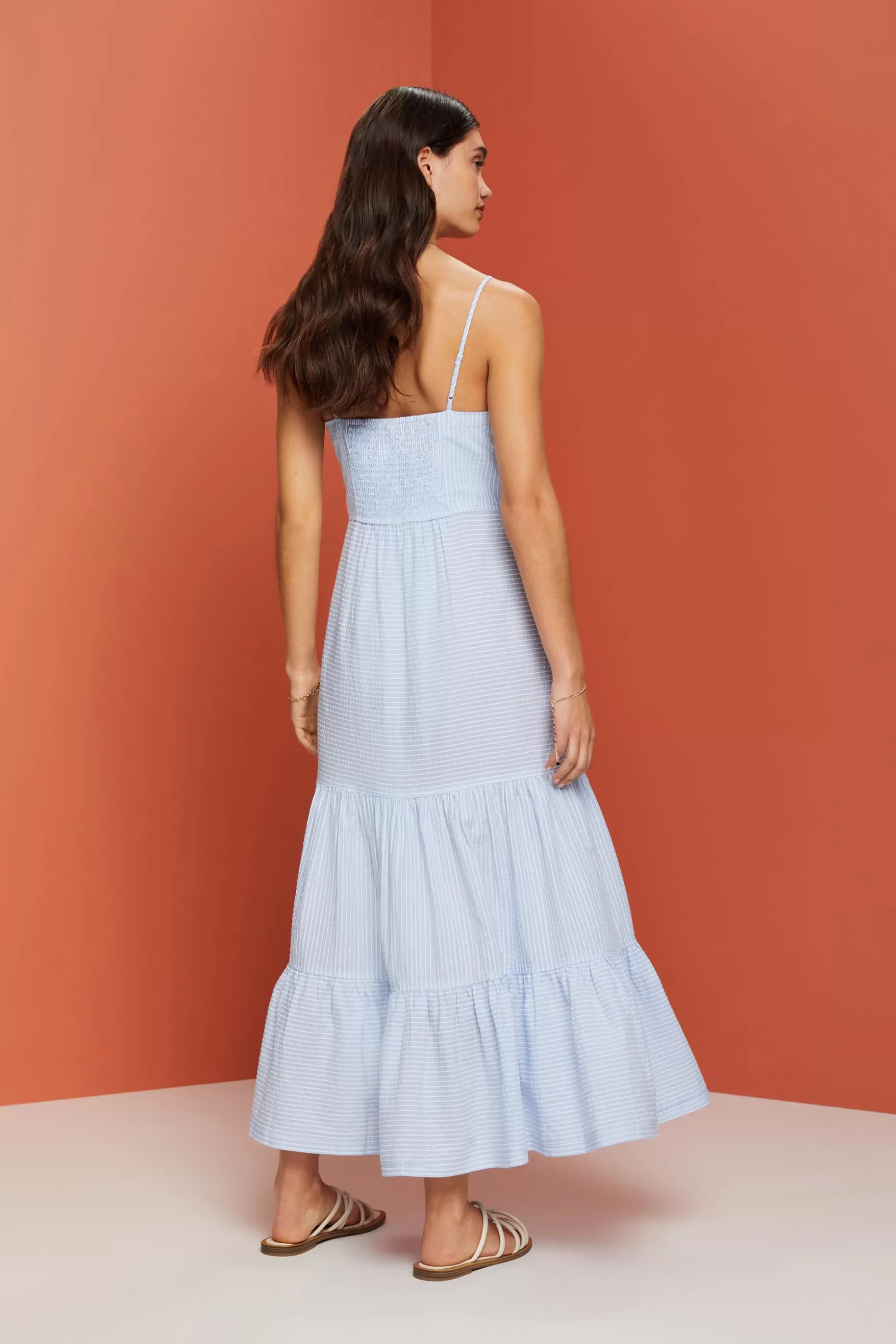 ESPRIT Tiered Button Front Maxi Dress at our Online Shop *Women Dresses + Jumpsuits