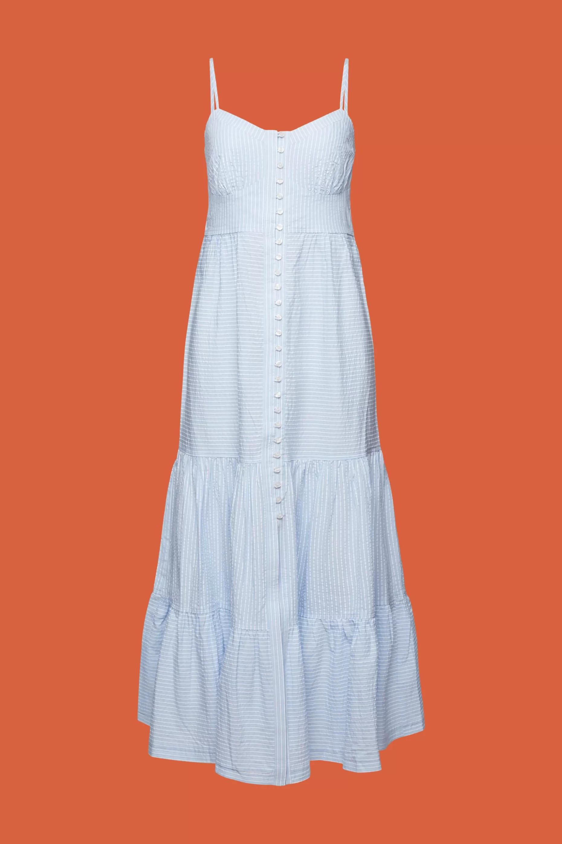 ESPRIT Tiered Button Front Maxi Dress at our Online Shop *Women Dresses + Jumpsuits